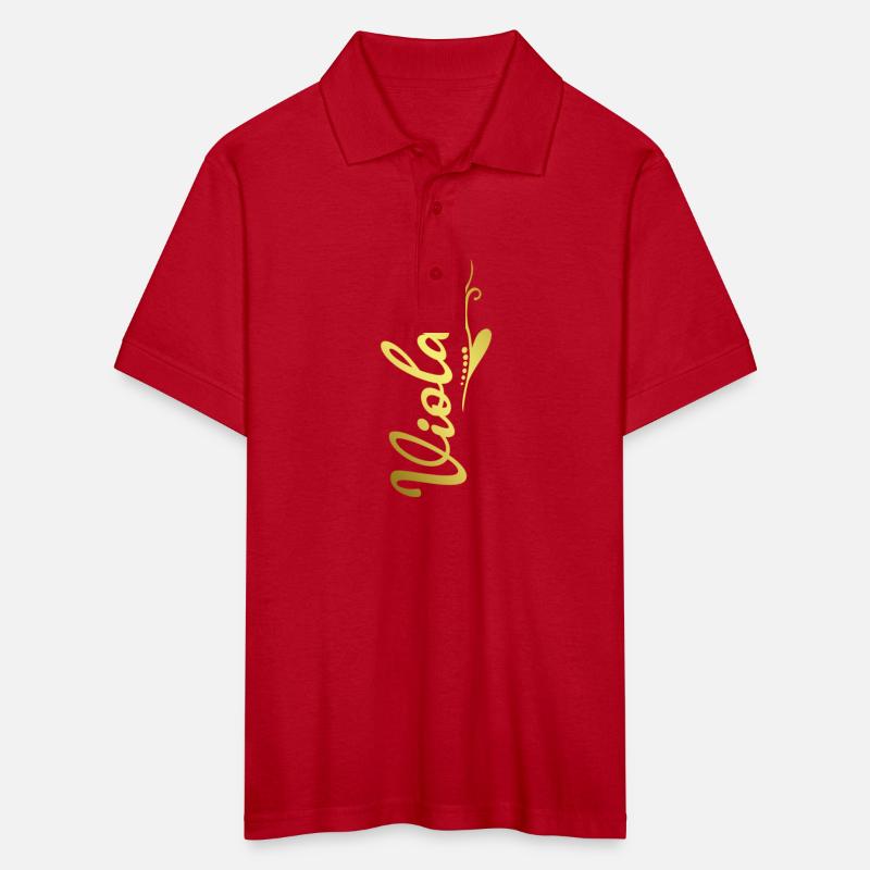 Viola Name Faux Gold Tulip Flourish