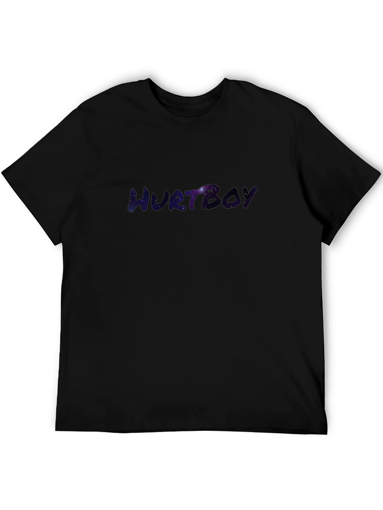 HURTBOY Graphic Print Black T-Shirt