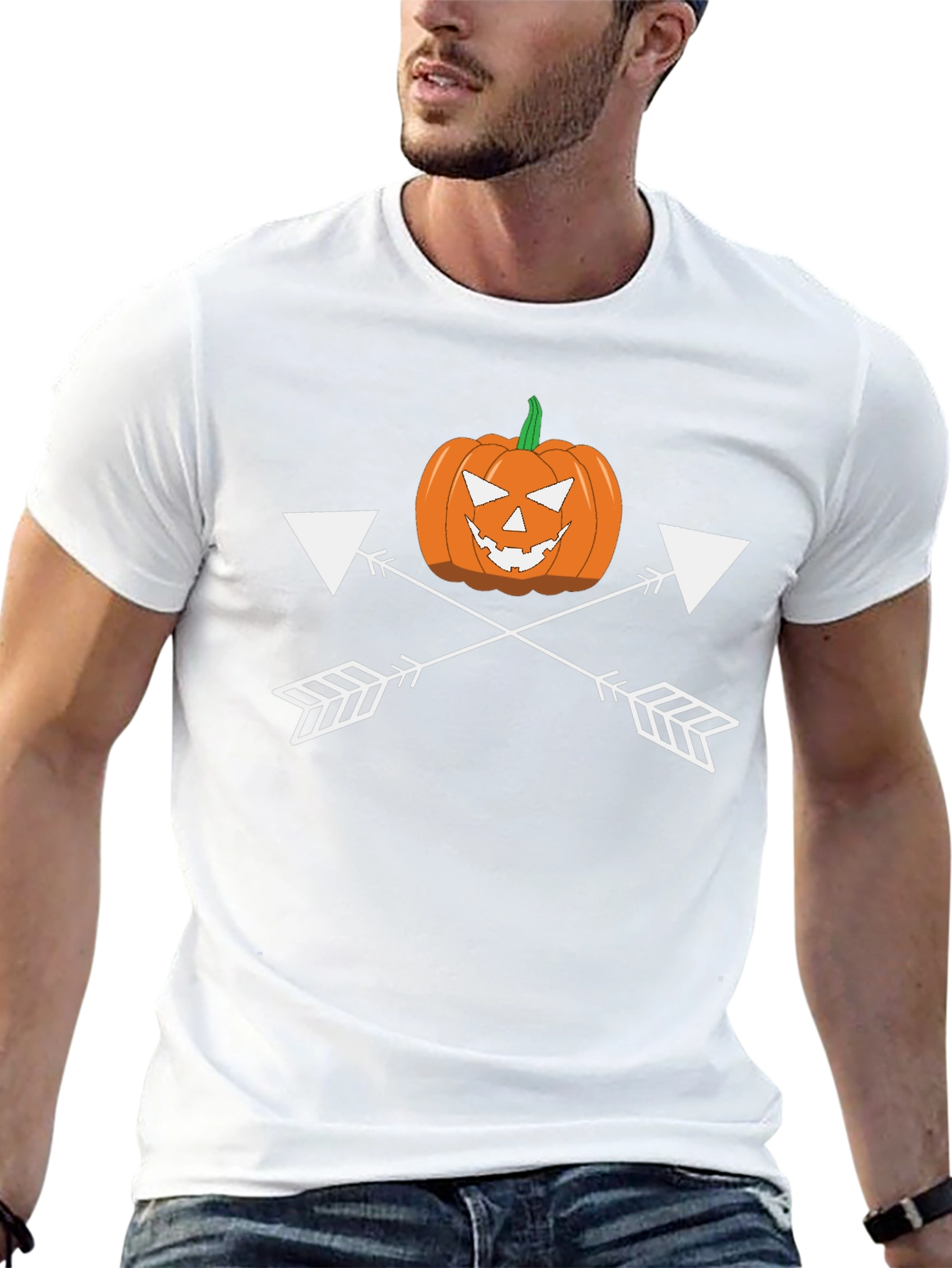 Pumpkin Arrow T-Shirt - Halloween