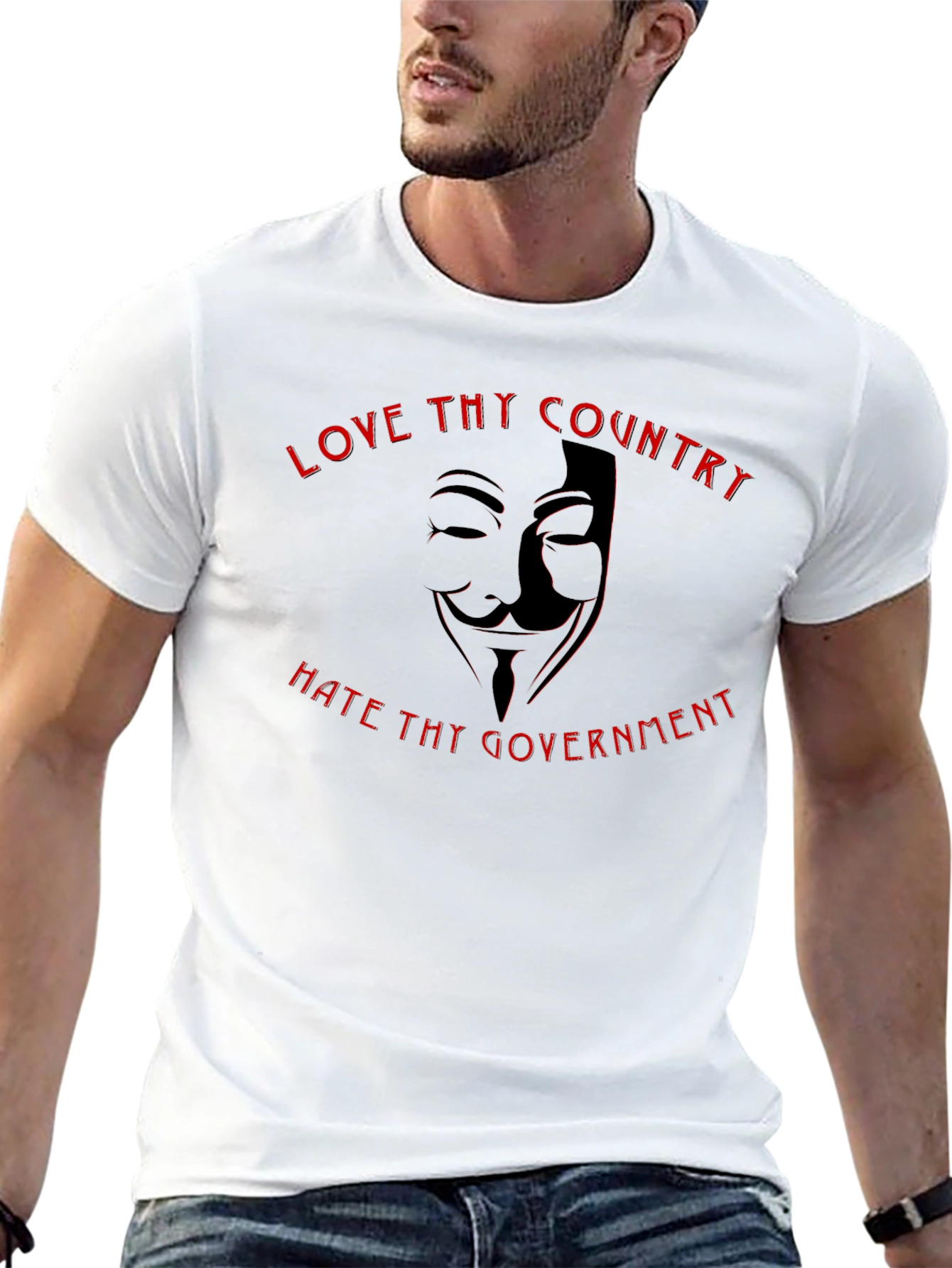 Love Country Hate Government Graphic T-Shirt