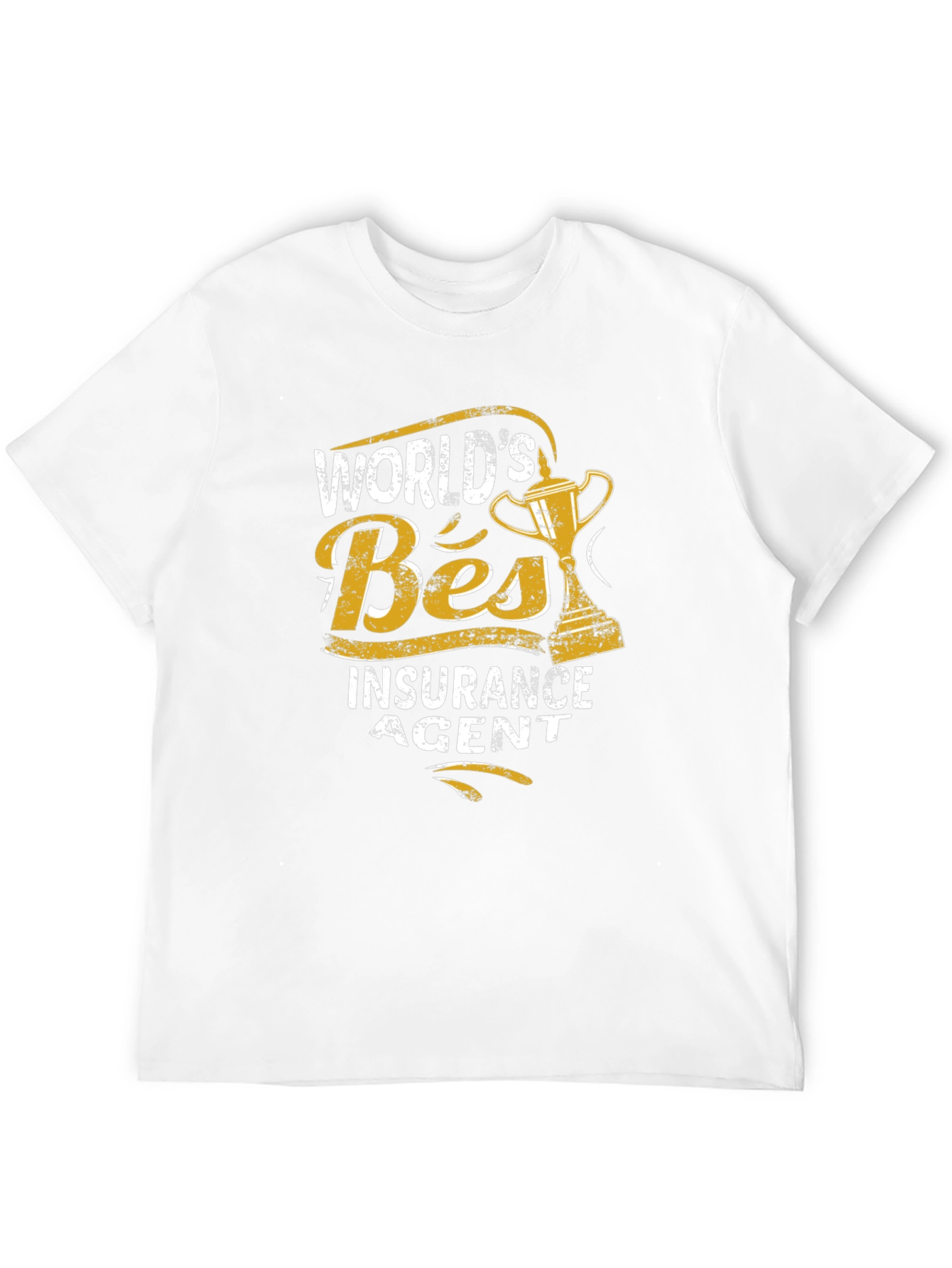 Worlds Best Insurance Agent Black T-Shirt