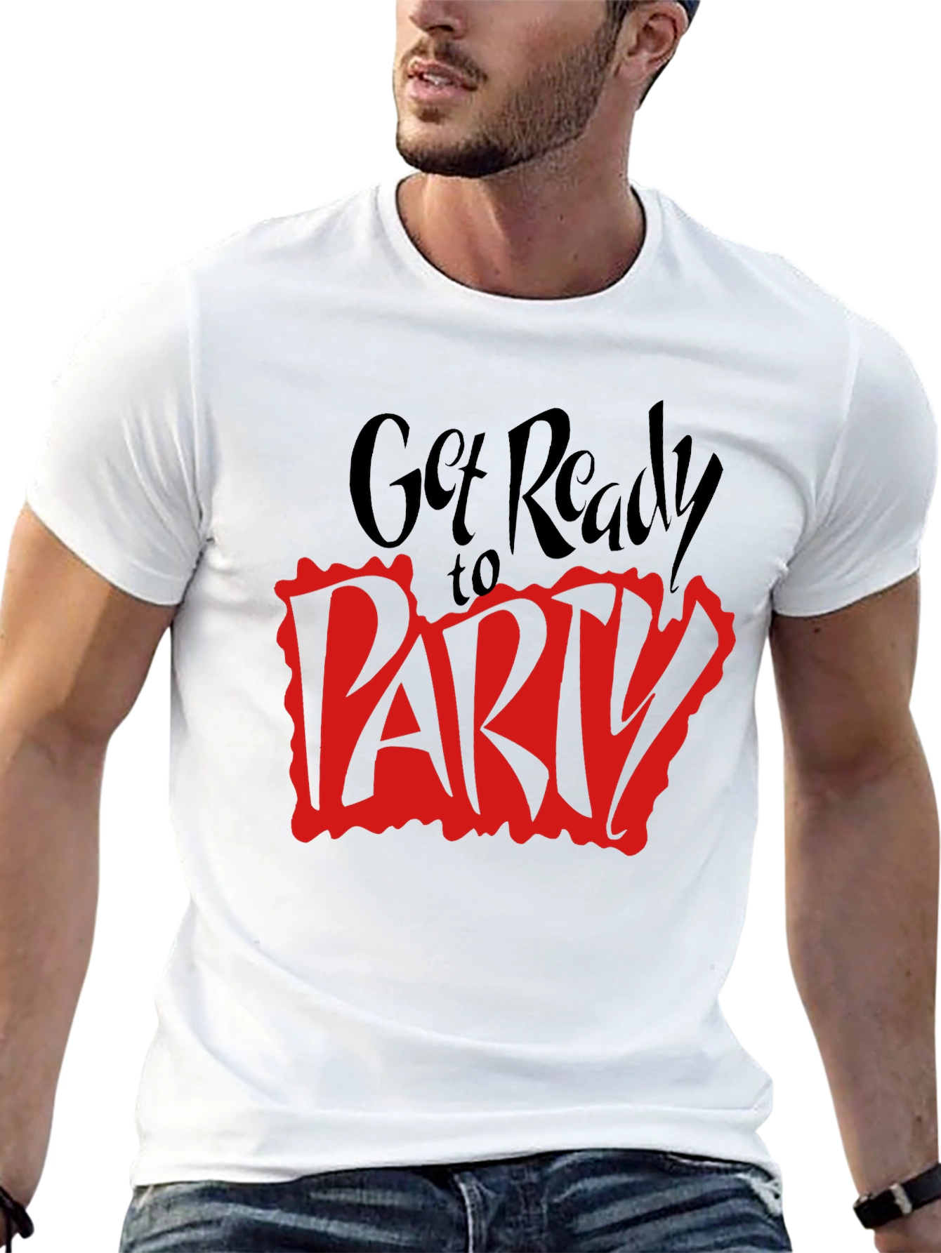 Get Ready to Party Black T-Shirt
