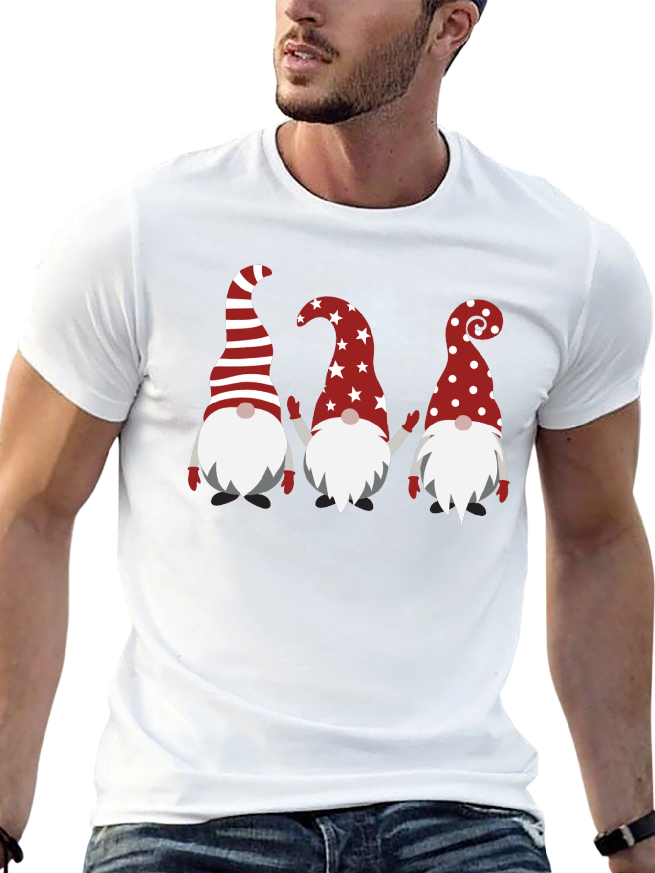 Festive Gnome T-Shirt - Holiday Cheer
