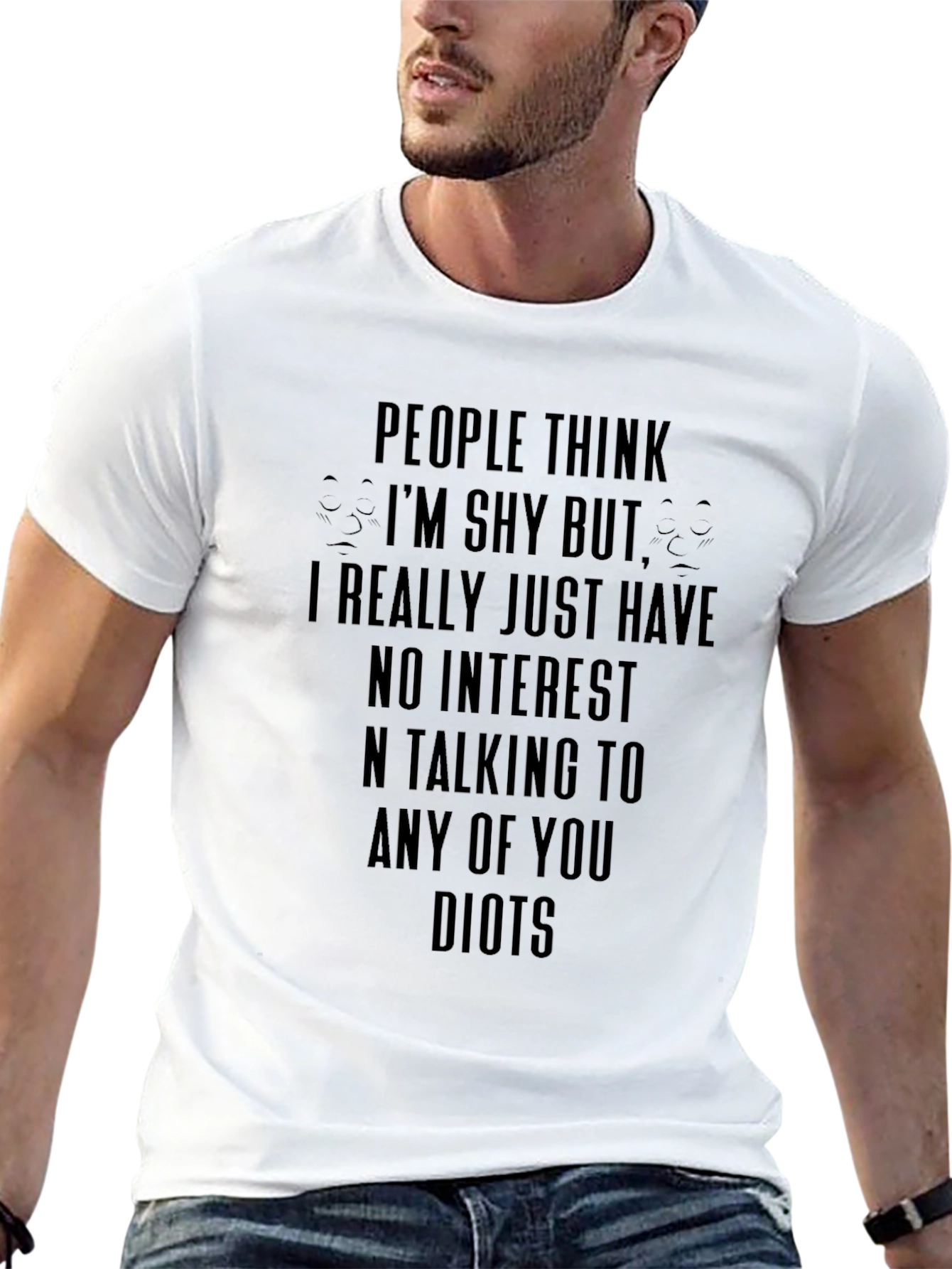 Introverts Tee: Im Not Shy Im Just Not Interested