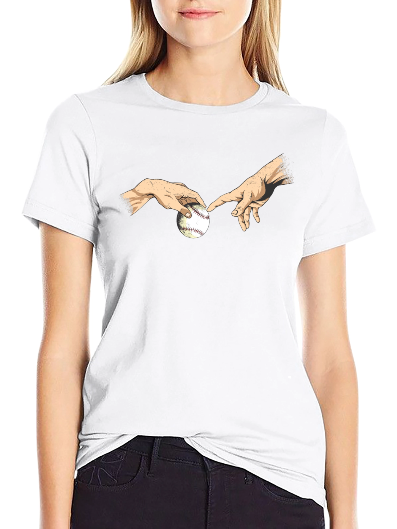 Creation of Baseball T-Shirt - Funny Sports Tee