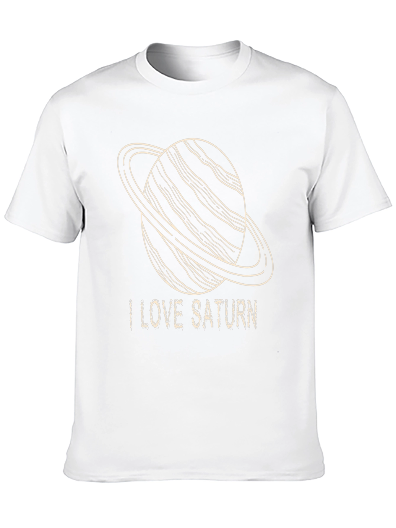 I Love Saturn T-Shirt - Space Planet Design