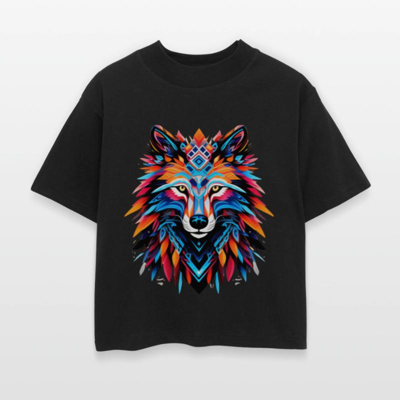 wolf Electric Echoes: Tribal Beasts Awaken in Neon