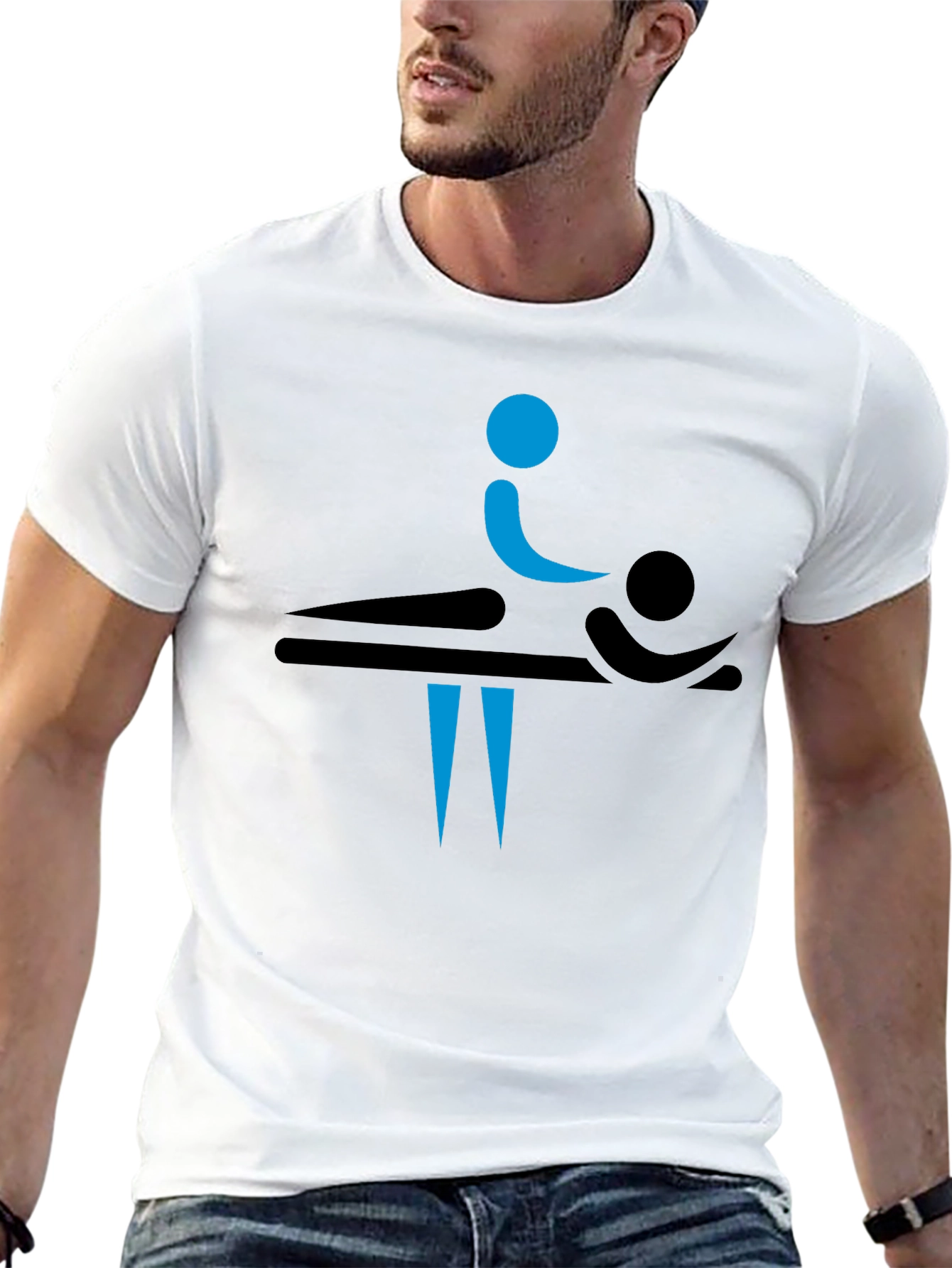 Massage Therapy T-Shirt - Black Graphic Tee
