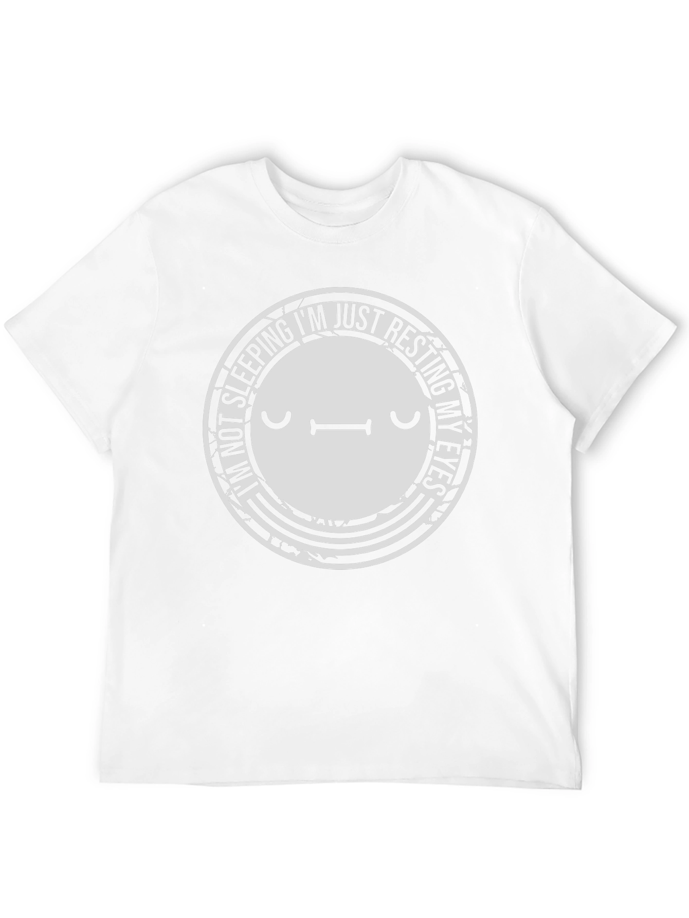 Resting Eyes Graphic T-Shirt - Funny Sleepy Tee