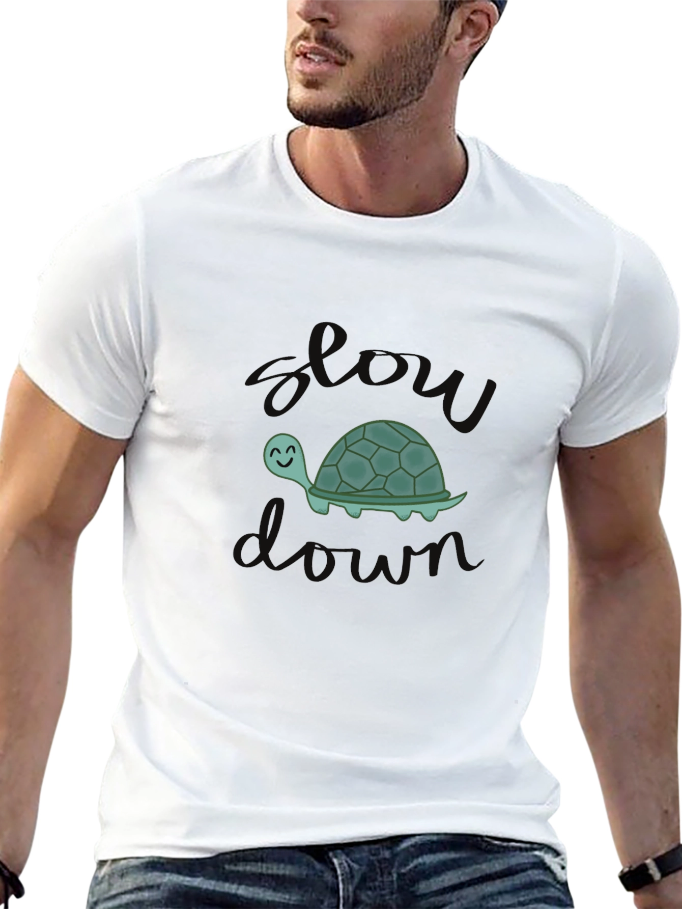 Slow Down Turtle Graphic Tee