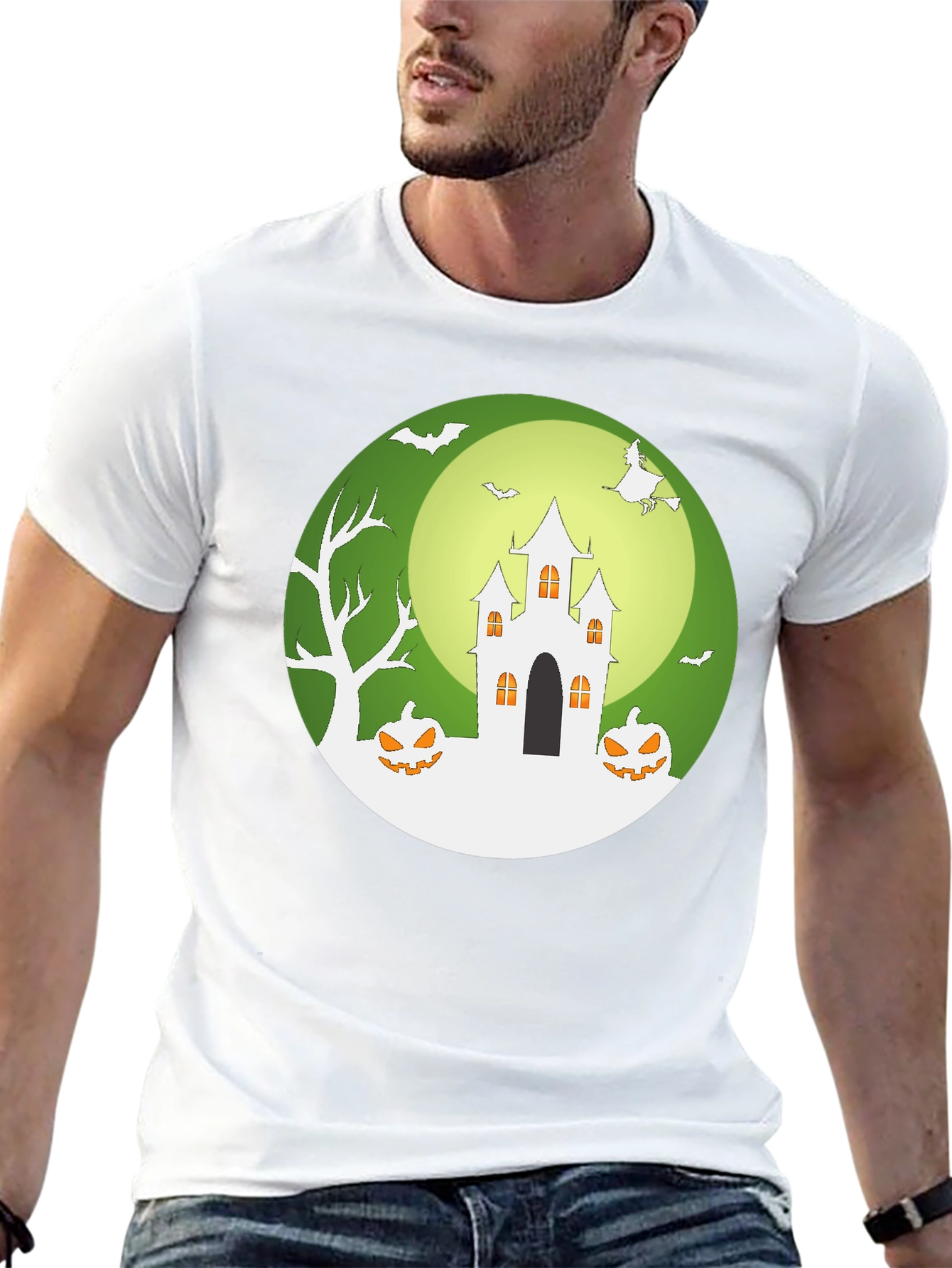 Halloween Castle Graphic Tee