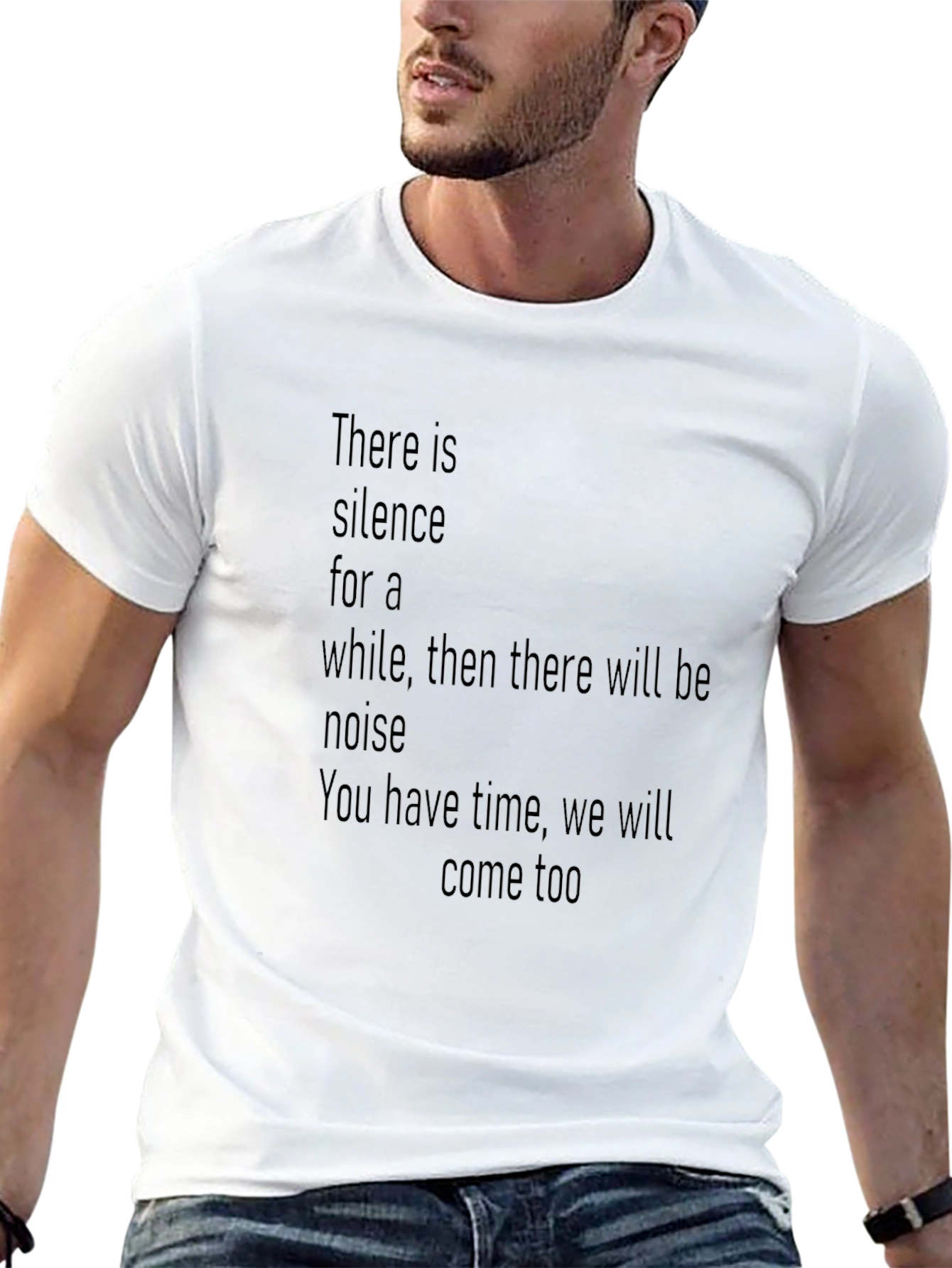 Silence & Noise Mens Graphic Tee