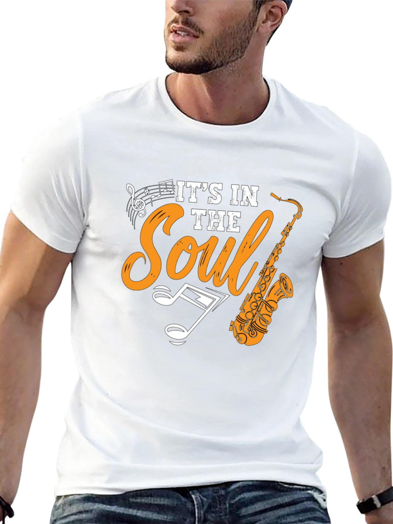Its In The Soul Saxophone Music T-Shirt