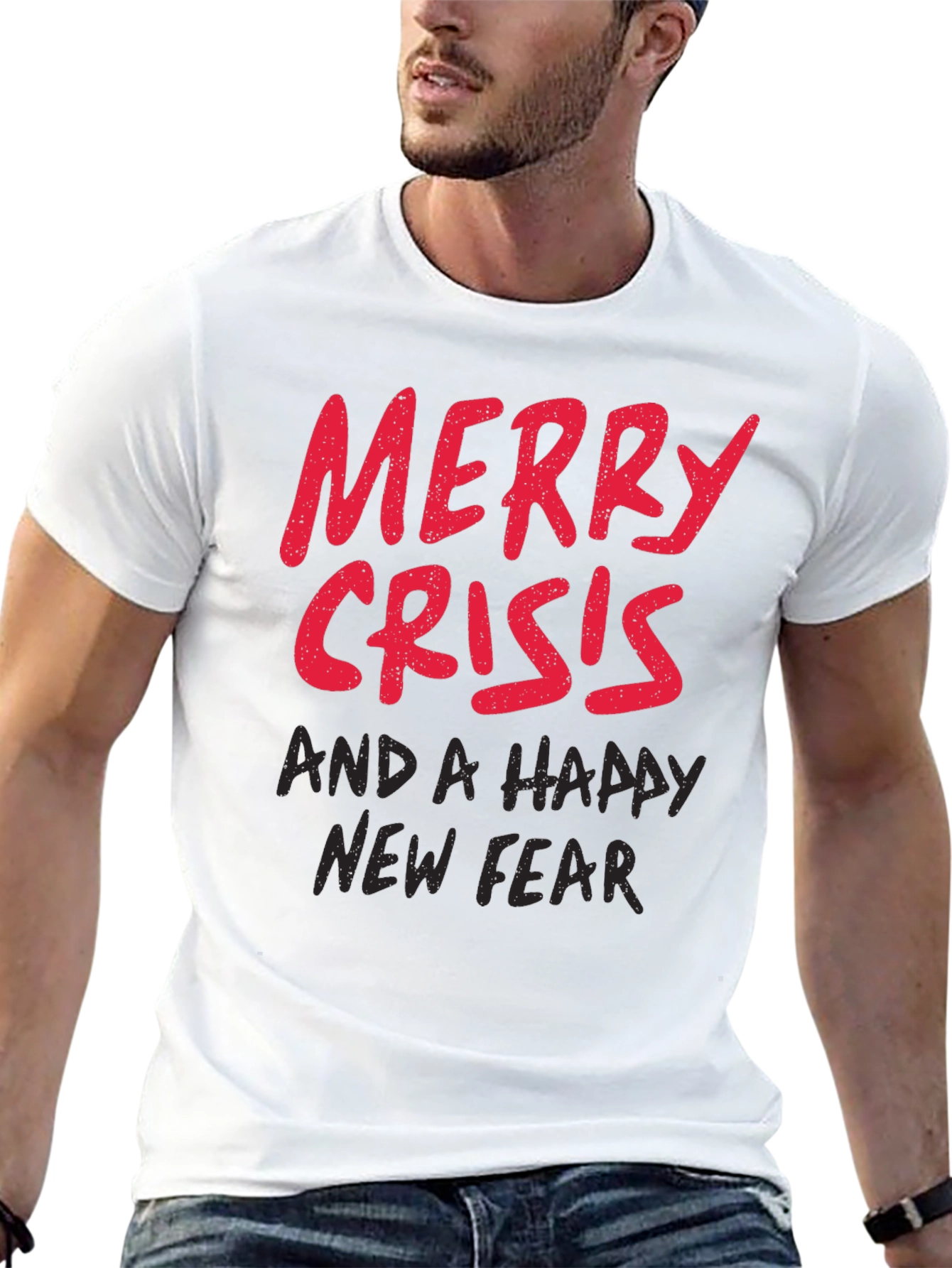 Merry Crisis & A Happy New Fear Graphic Tee