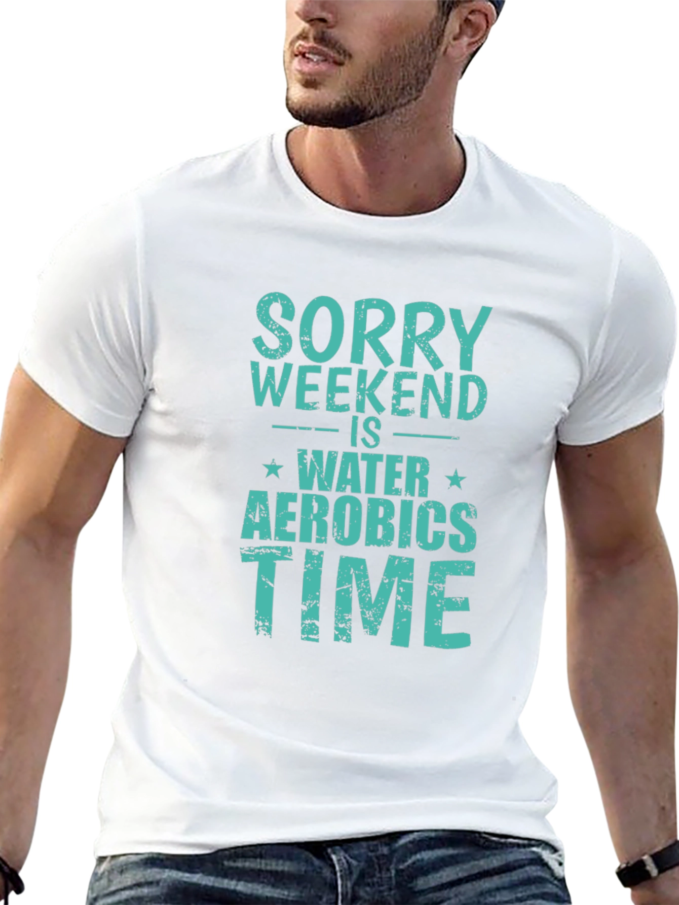 Water Aerobics Time T-Shirt - Weekend Excuse!