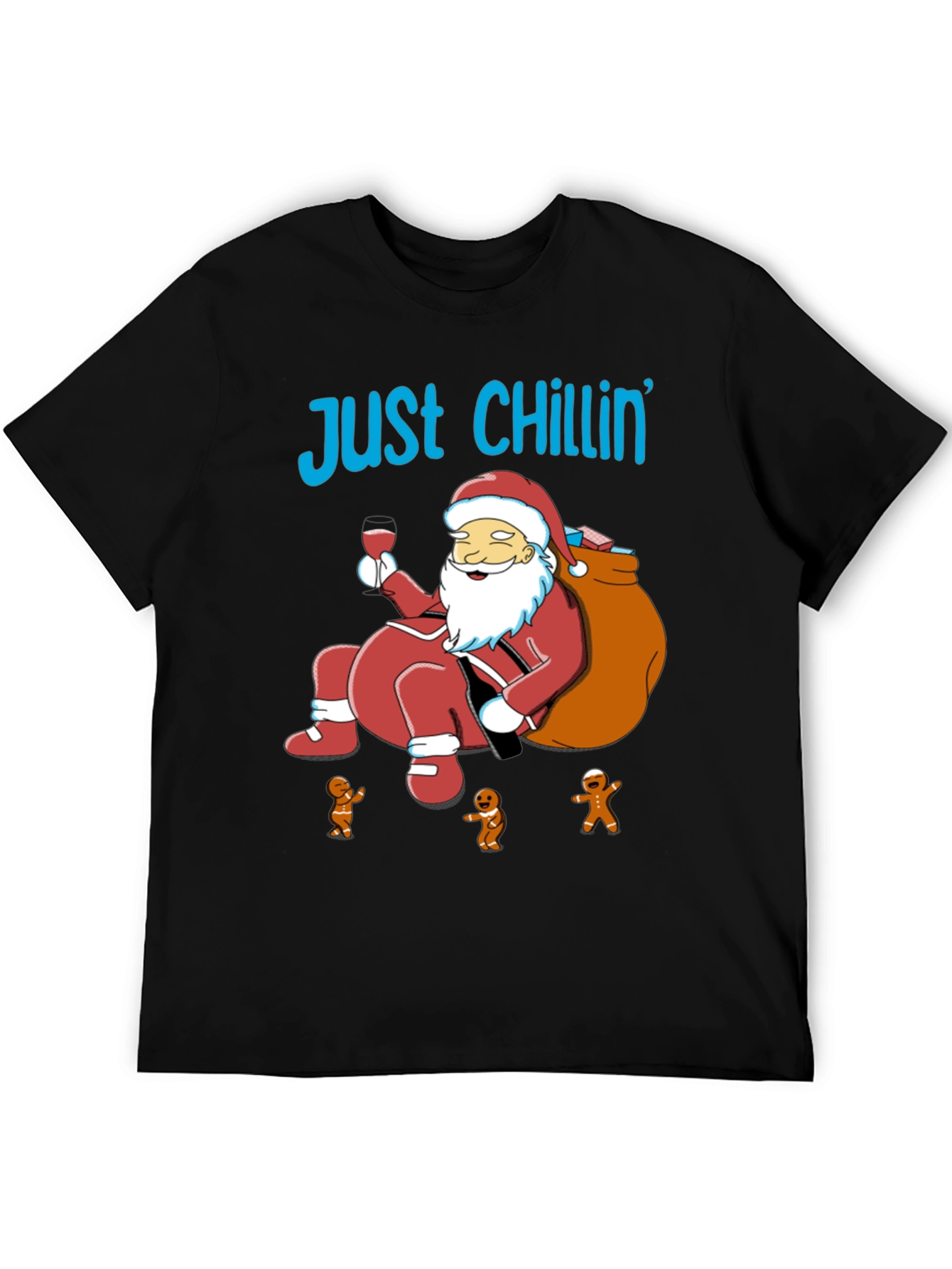 Just Chillin Santa T-Shirt