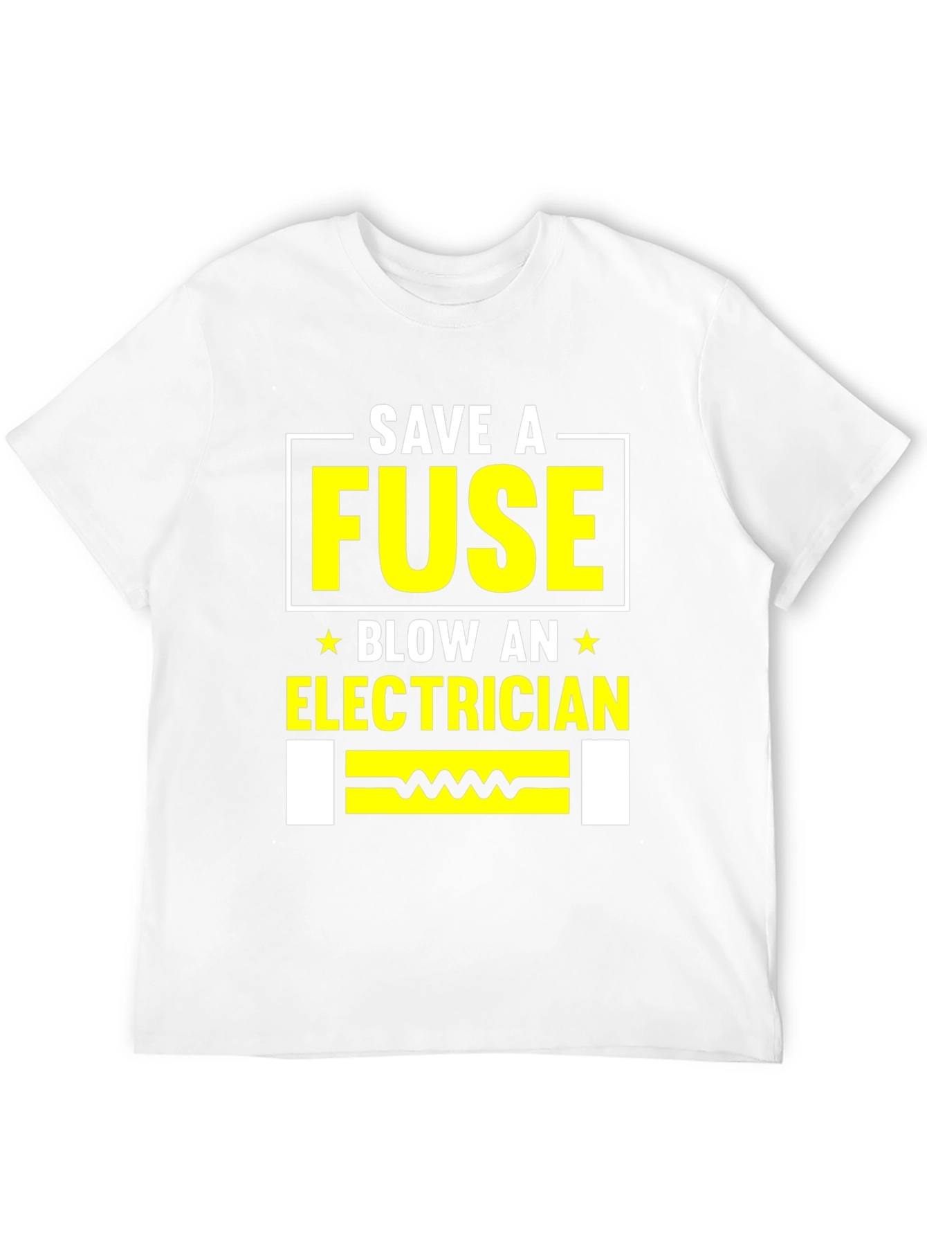 Save A Fuse Blow An Electrician Black T-Shirt