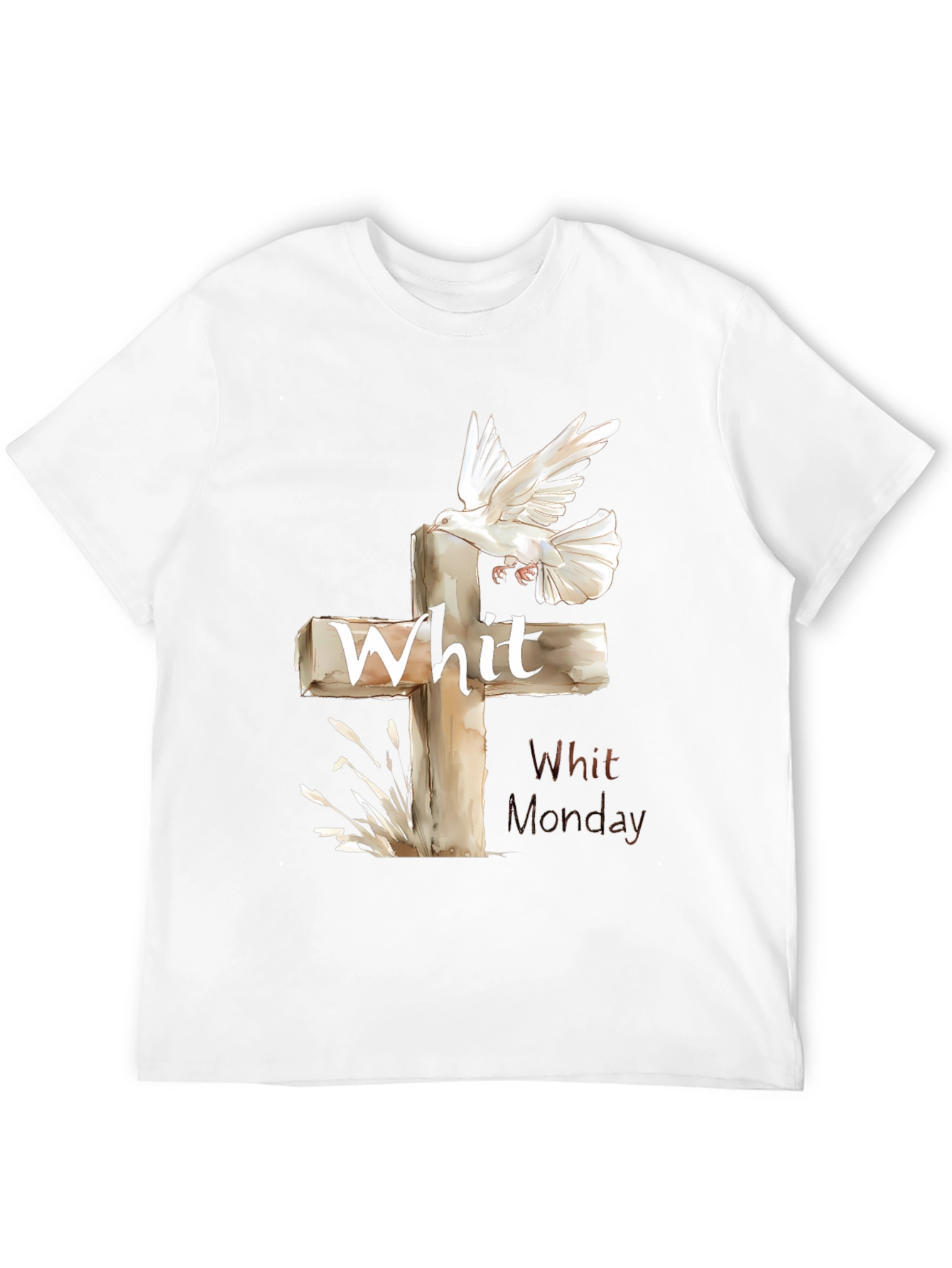 Whit Monday T-Shirt with Cross and Dove