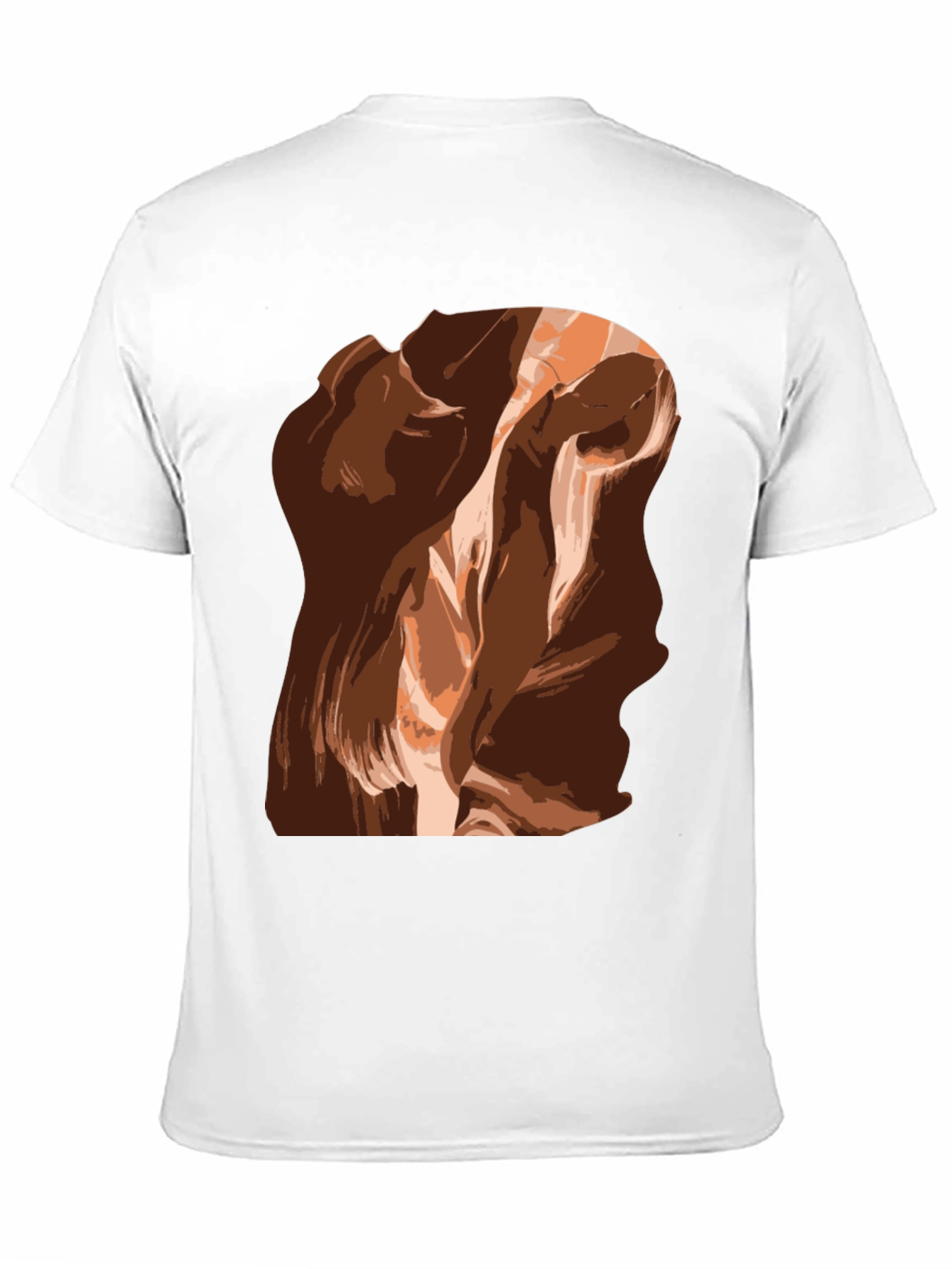 Abstract Canyon Black T-Shirt