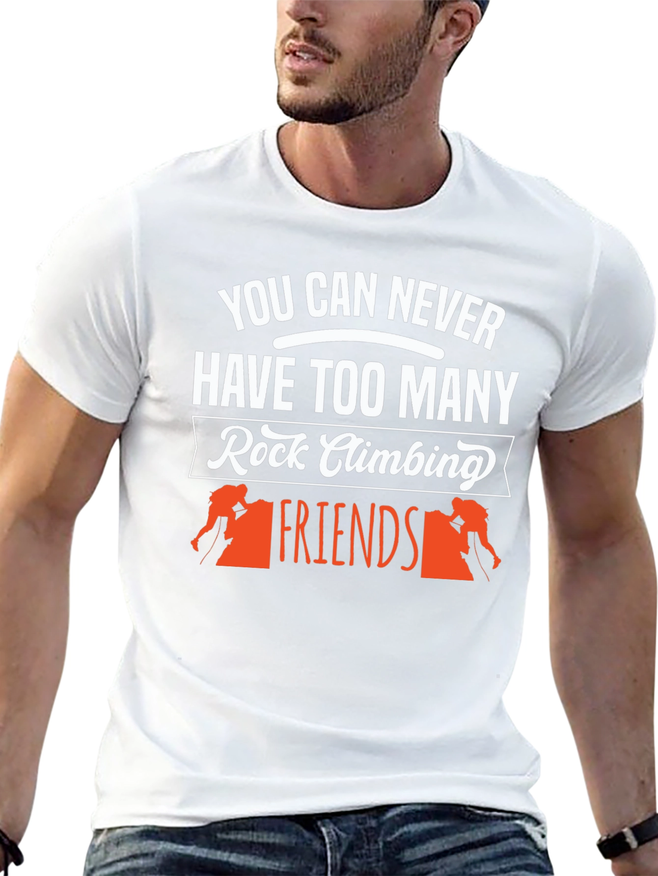 Rock Climbing Friends Graphic T-Shirt