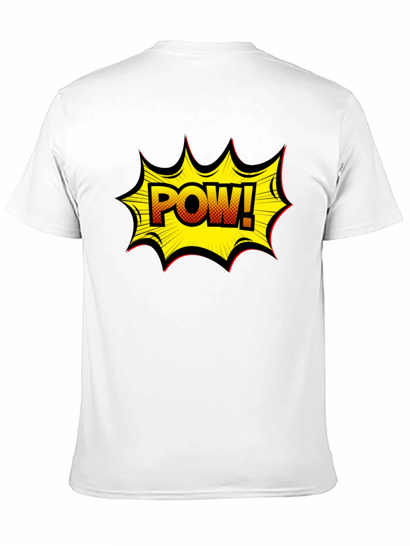 POW! Comic Style Graphic T-Shirt - Black