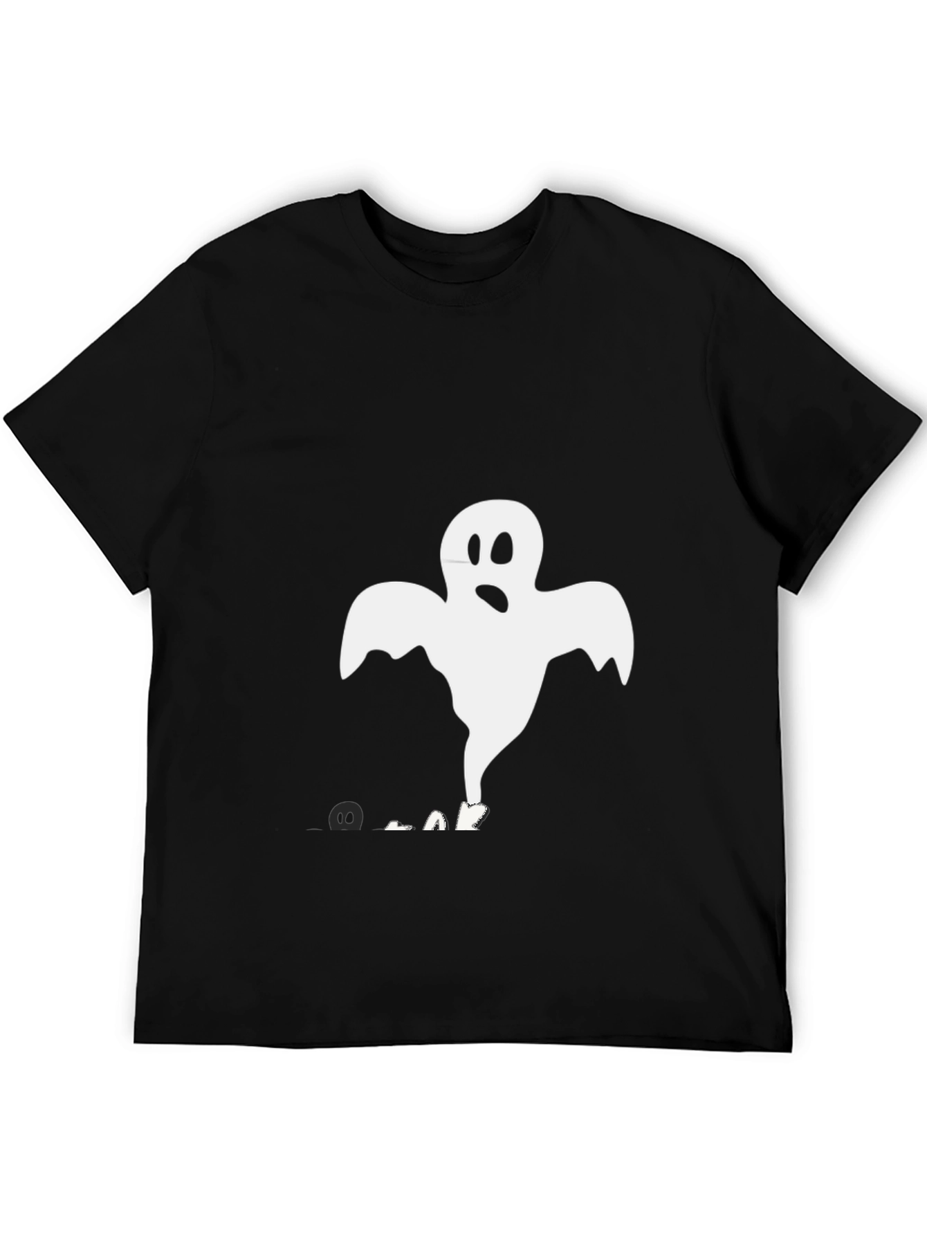 Spooky Ghost Graphic Tee - Halloween Edition