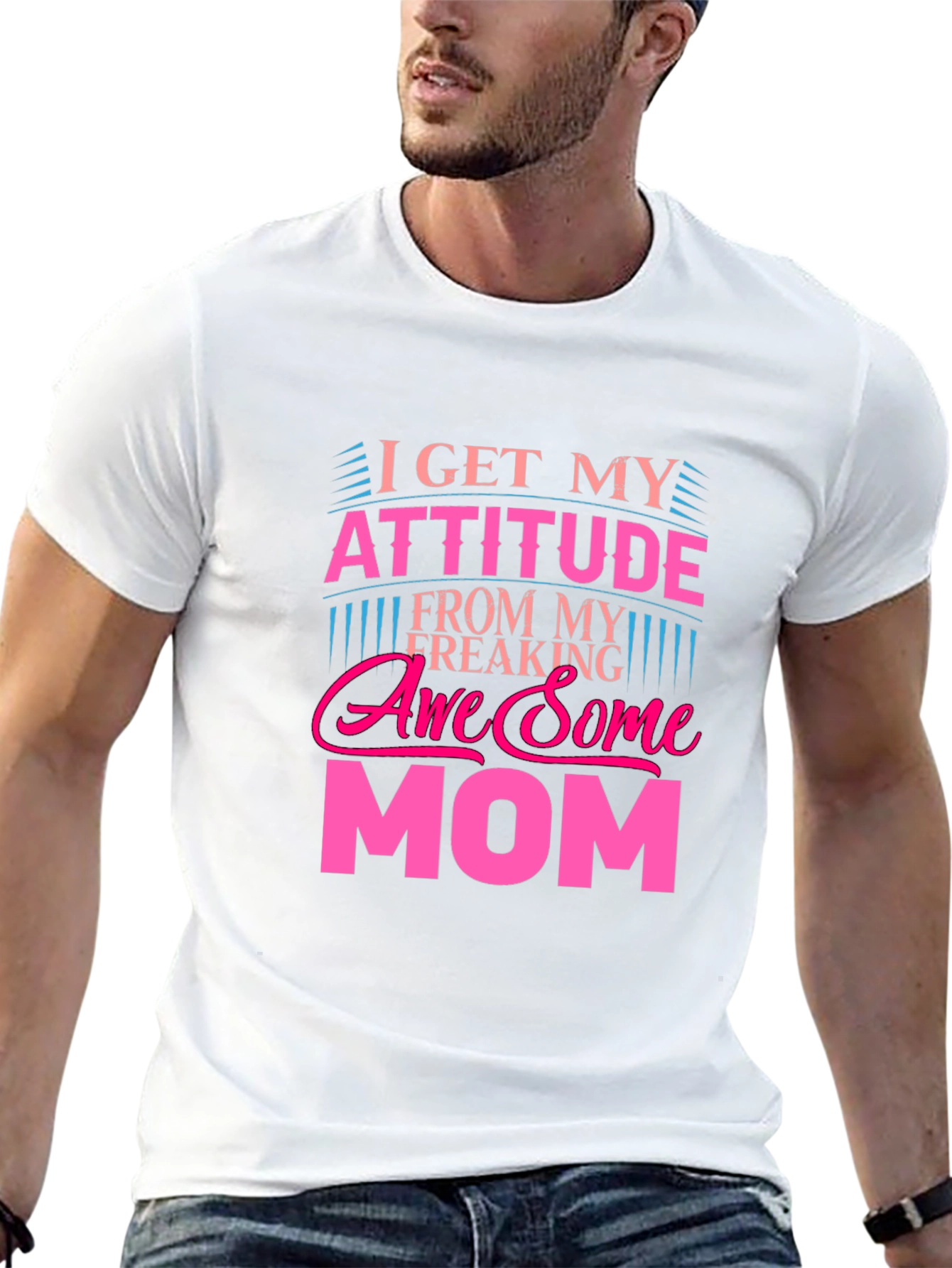 Awesome Mom T-Shirt - Attitude Statement Tee