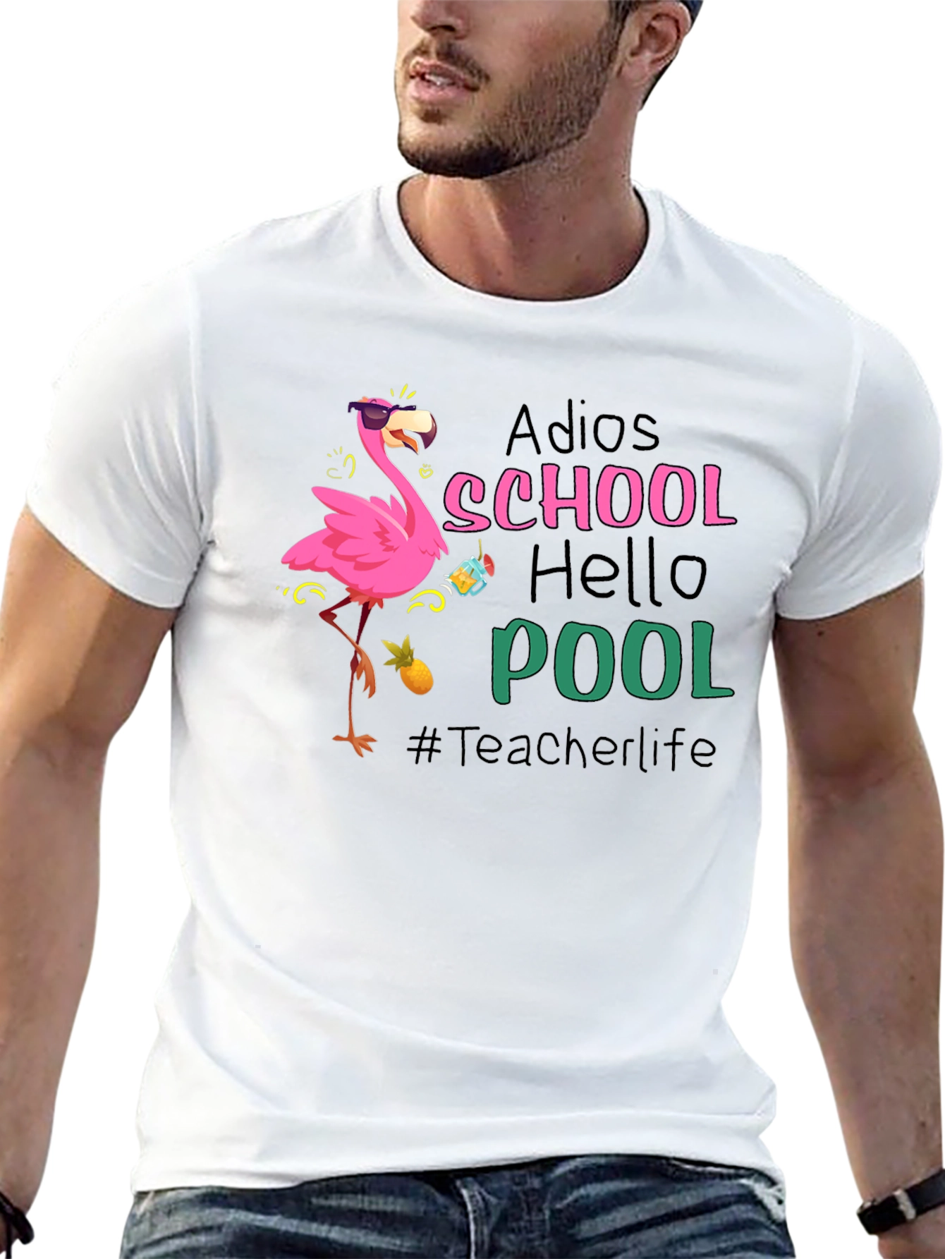 Adios School Hello Pool T-Shirt