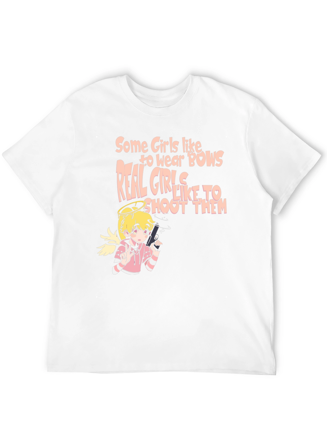 Humorous Cartoon Graphic T-Shirt