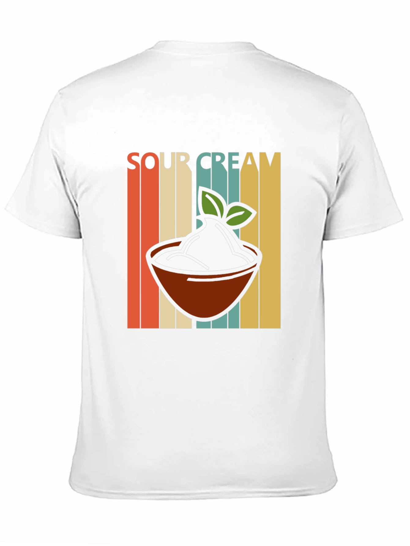 Sour Cream Retro T-Shirt - Comfort Food Tee