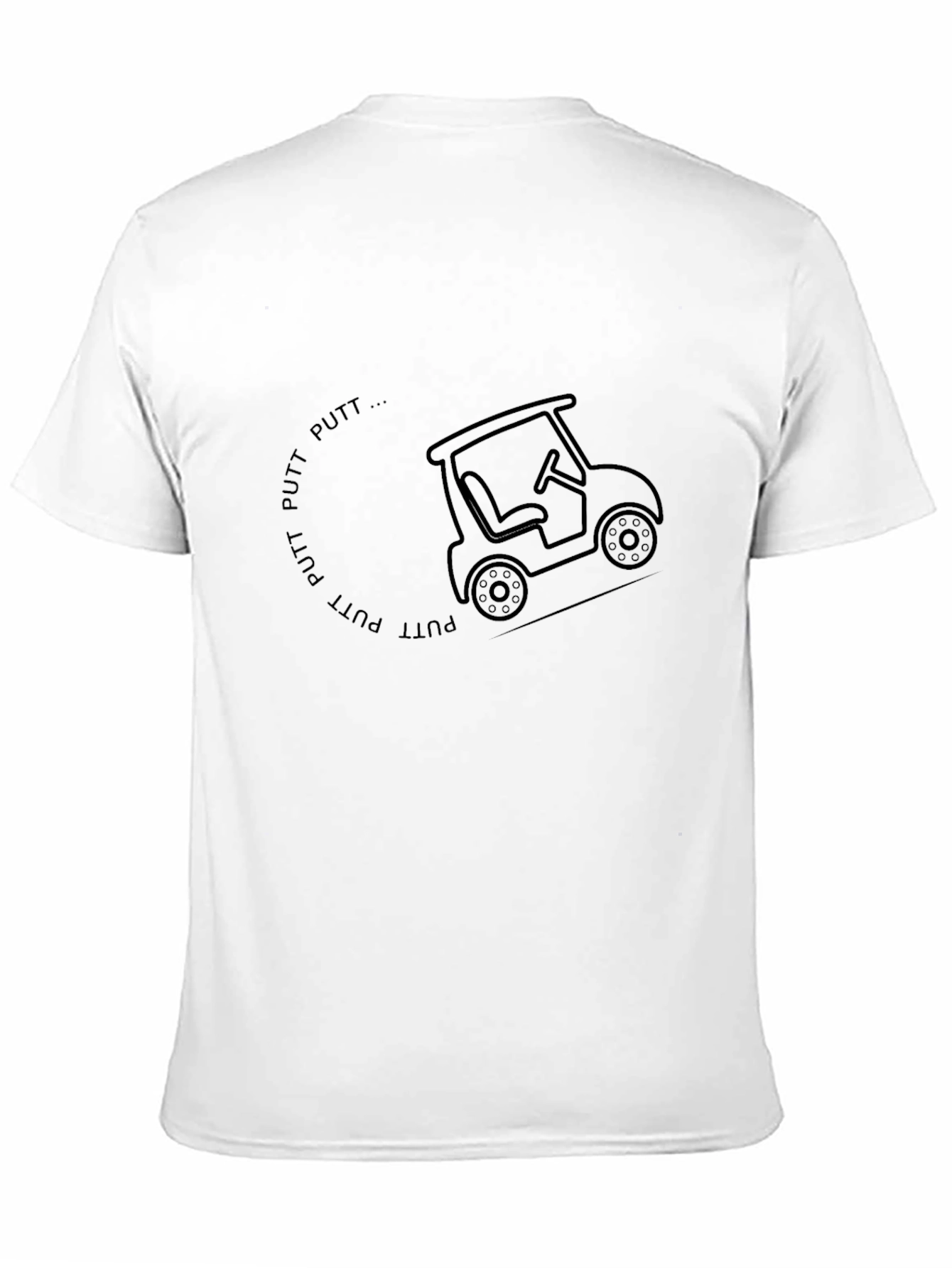 Putt Putt Golf Cart Tee - Mini Golf Fun
