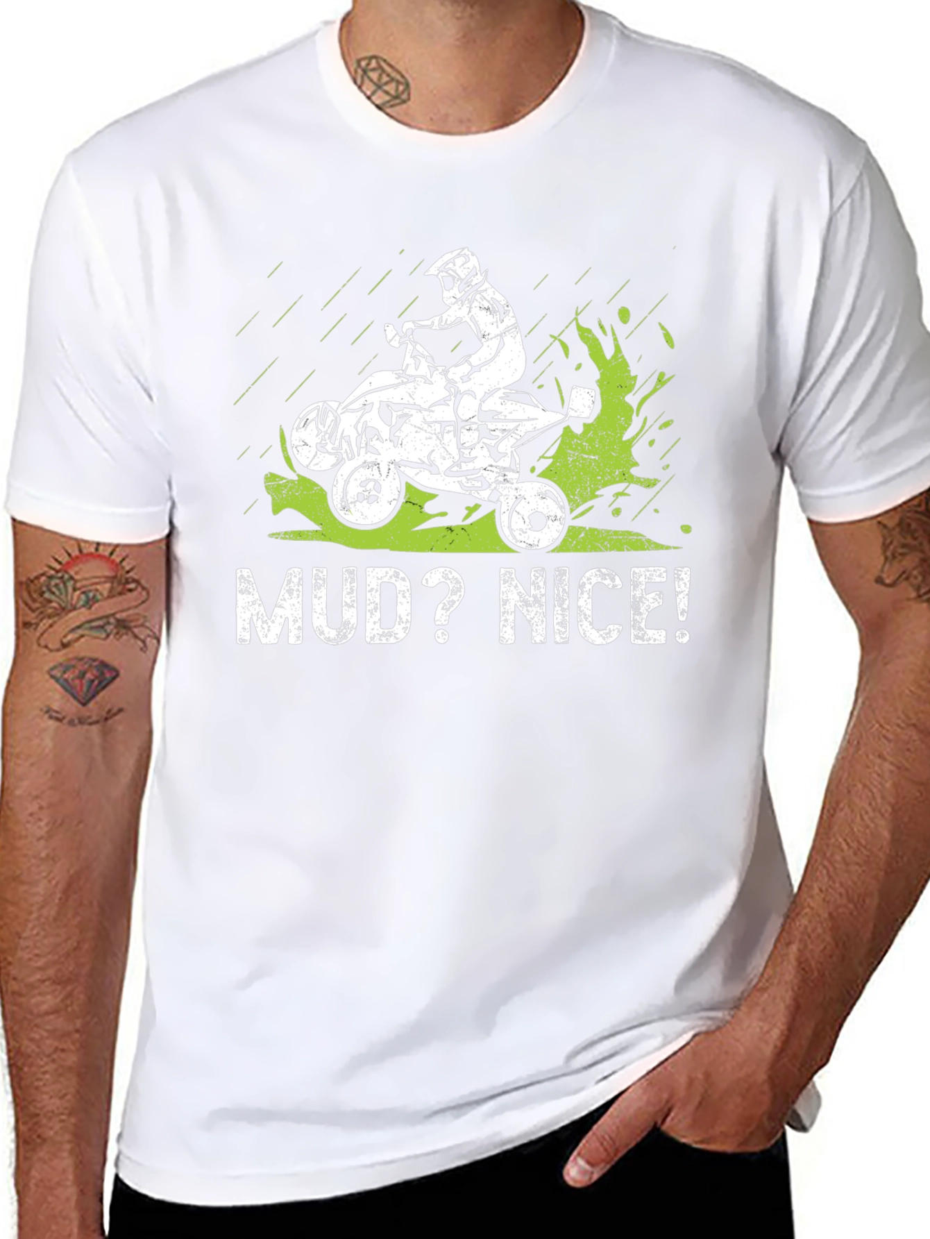 Mud? Nice! ATV Rider Graphic Tee