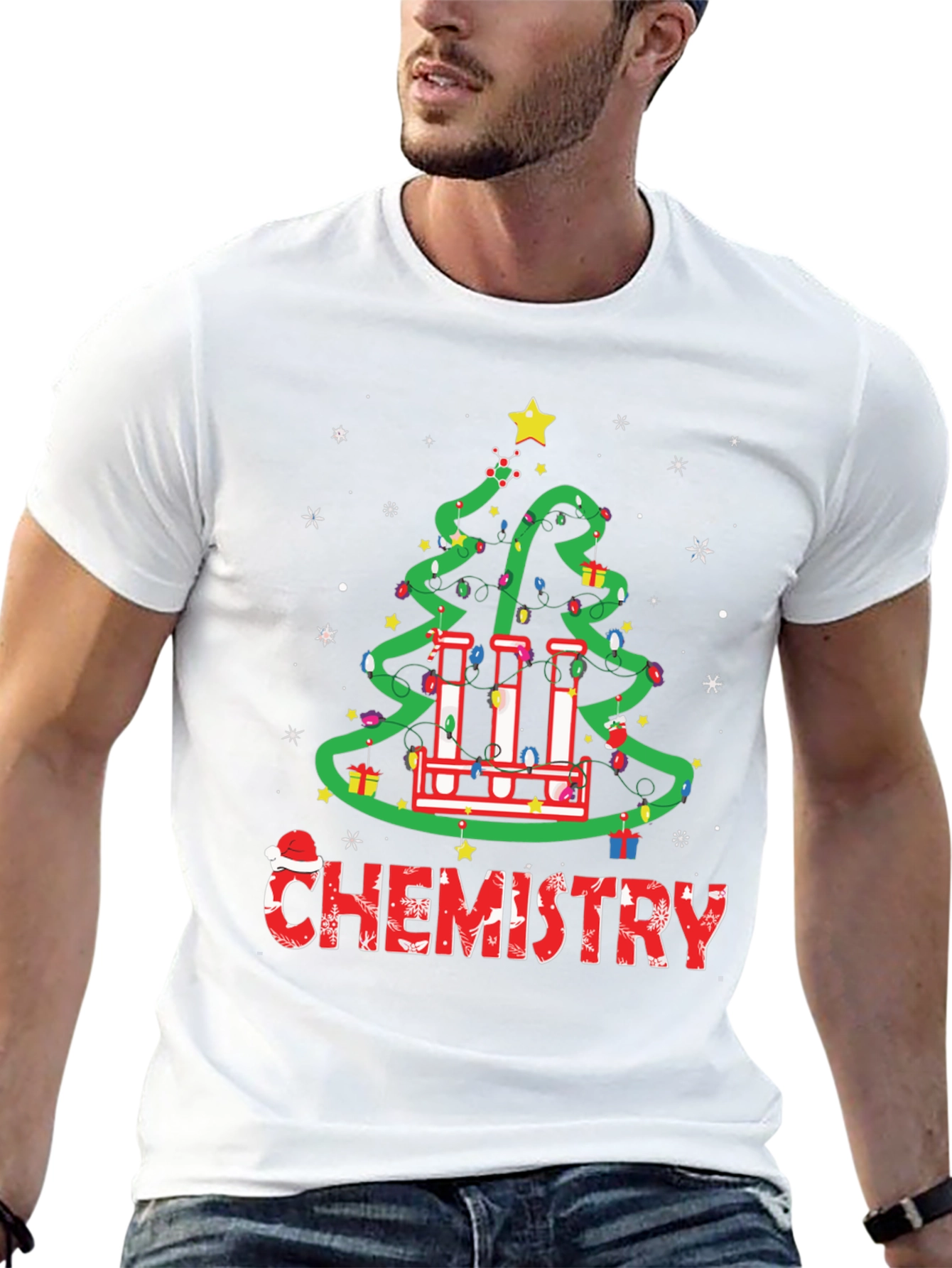 Chemistry Christmas Tree T-Shirt