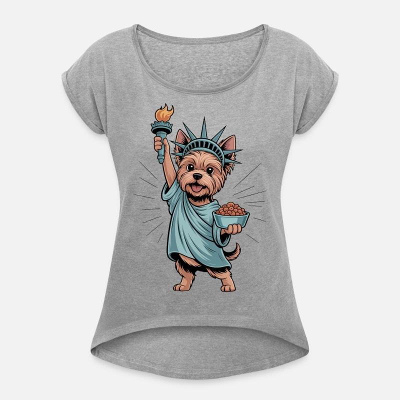Yorkshire Terrier Statue of Liberty costume