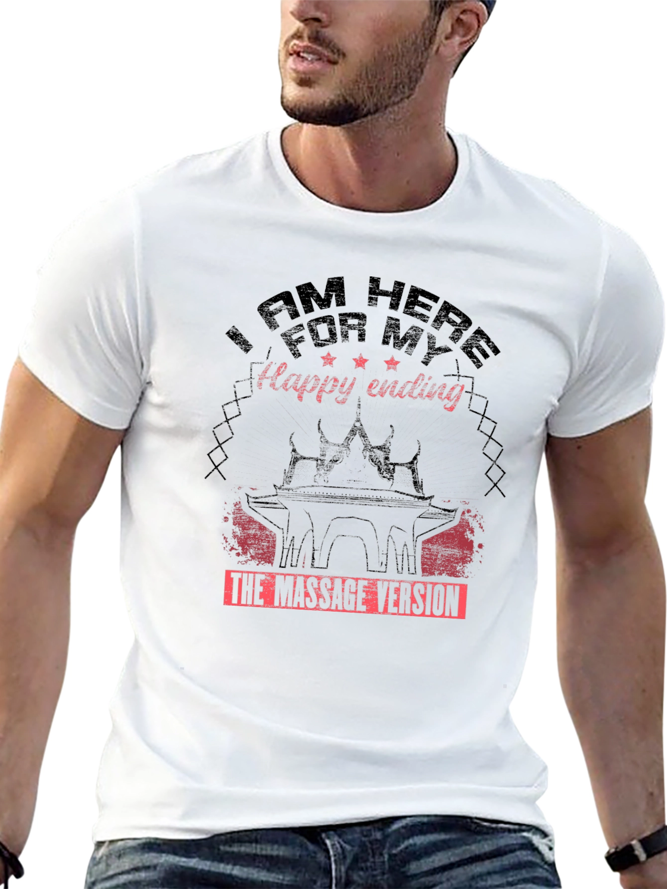 Funny Massage Version Graphic Tee