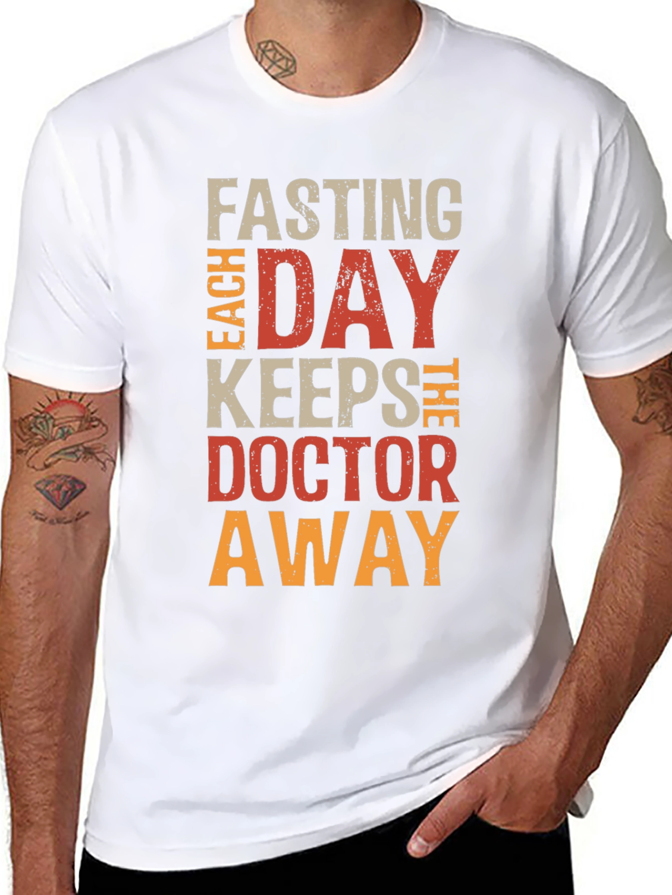 Fasting T-Shirt: Each Day Keeps Doctor Away
