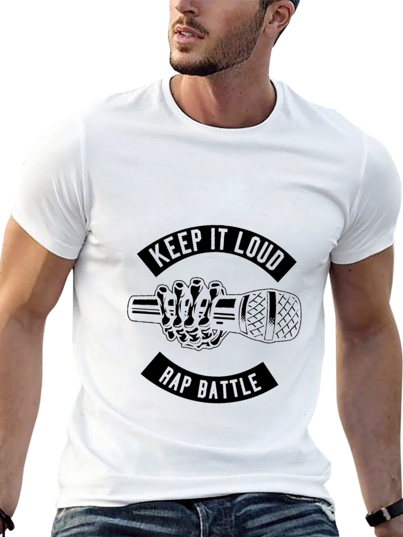 Keep It Loud Rap Battle Black T-Shirt