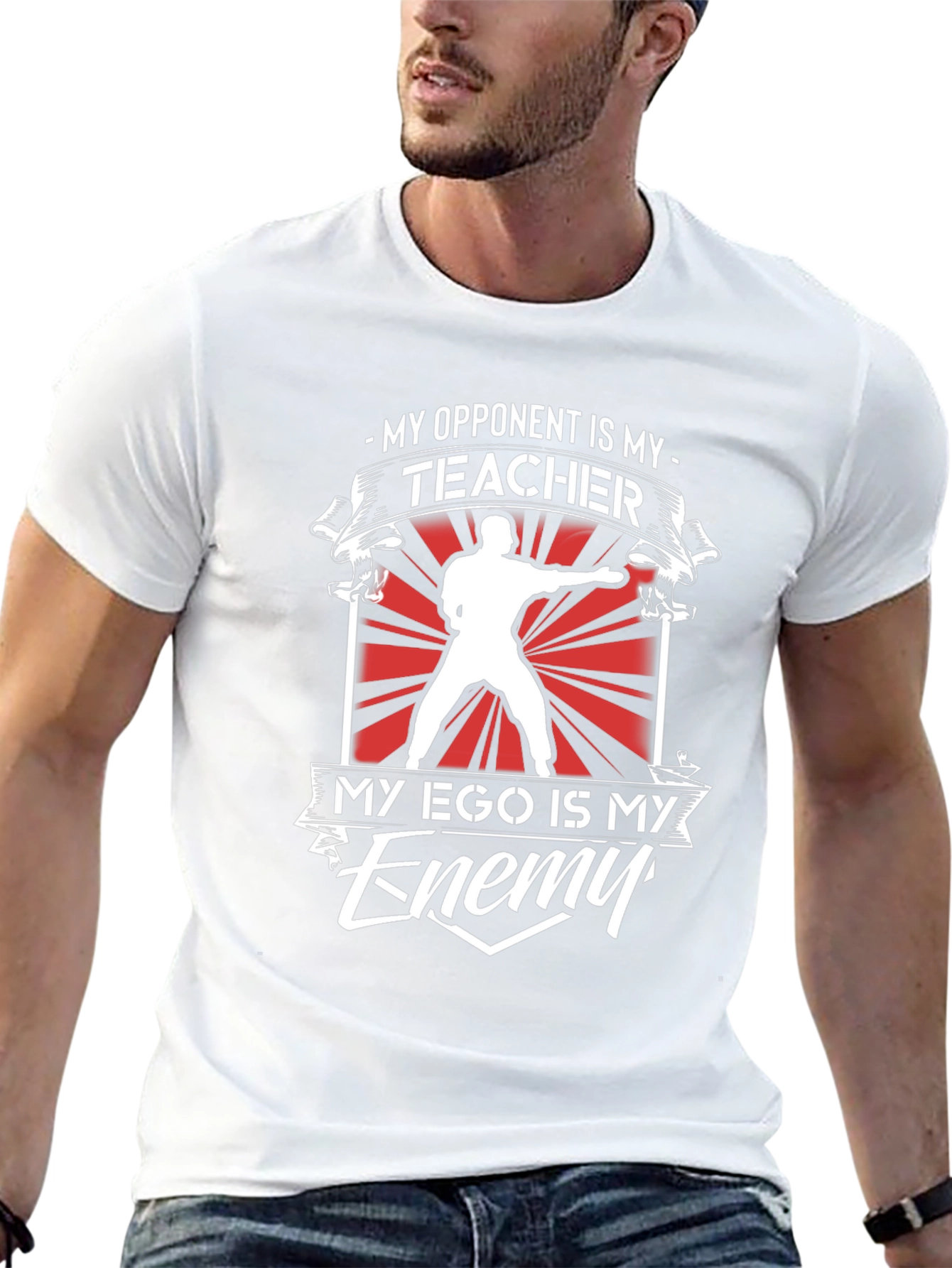 Martial Arts T-Shirt: Opponent Teacher Ego Enemy