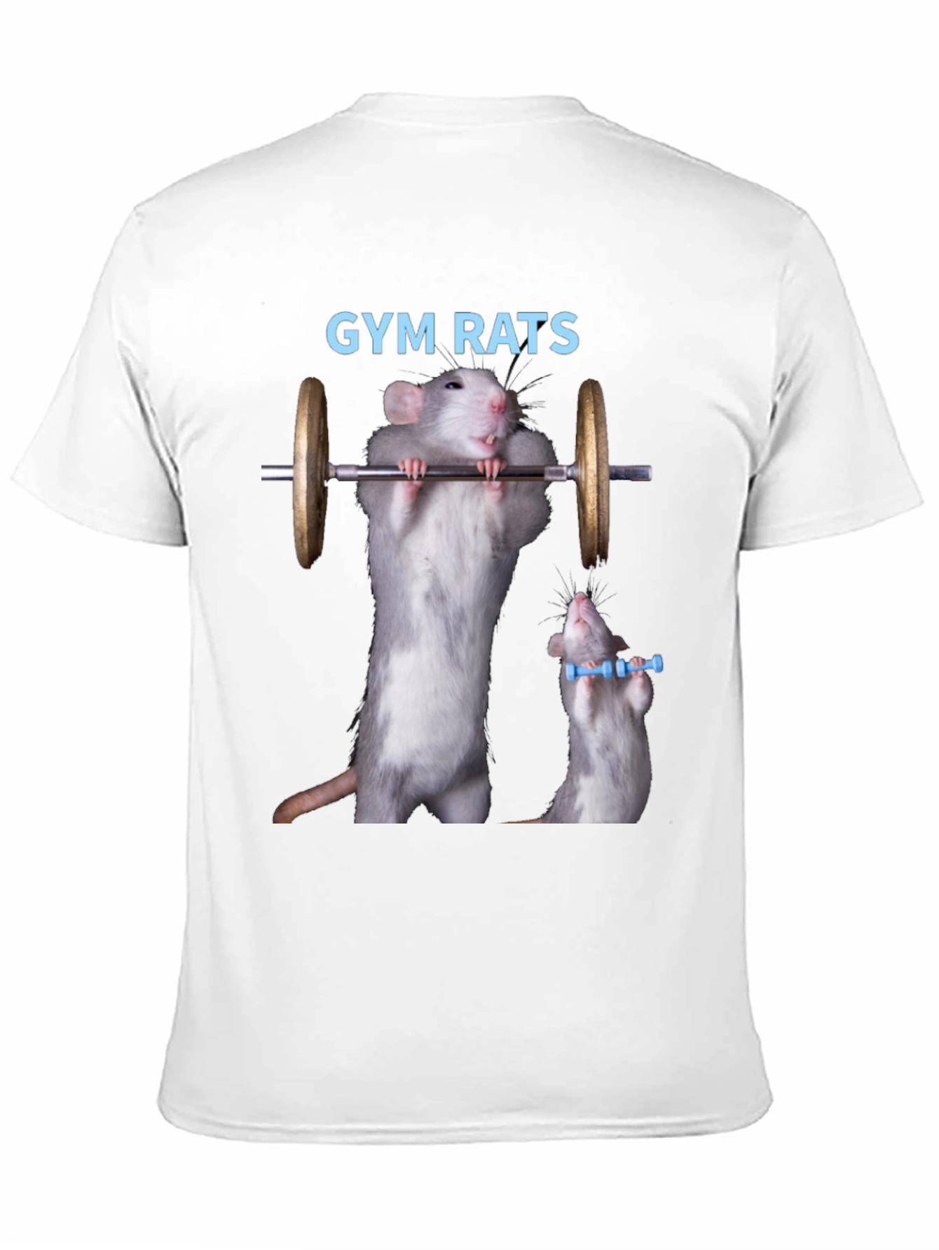 Gym Rats Graphic Tee - Funny Workout Shirt