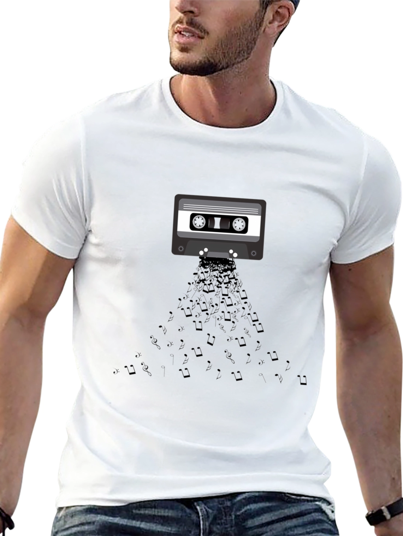 Retro Cassette Tape Music T-Shirt