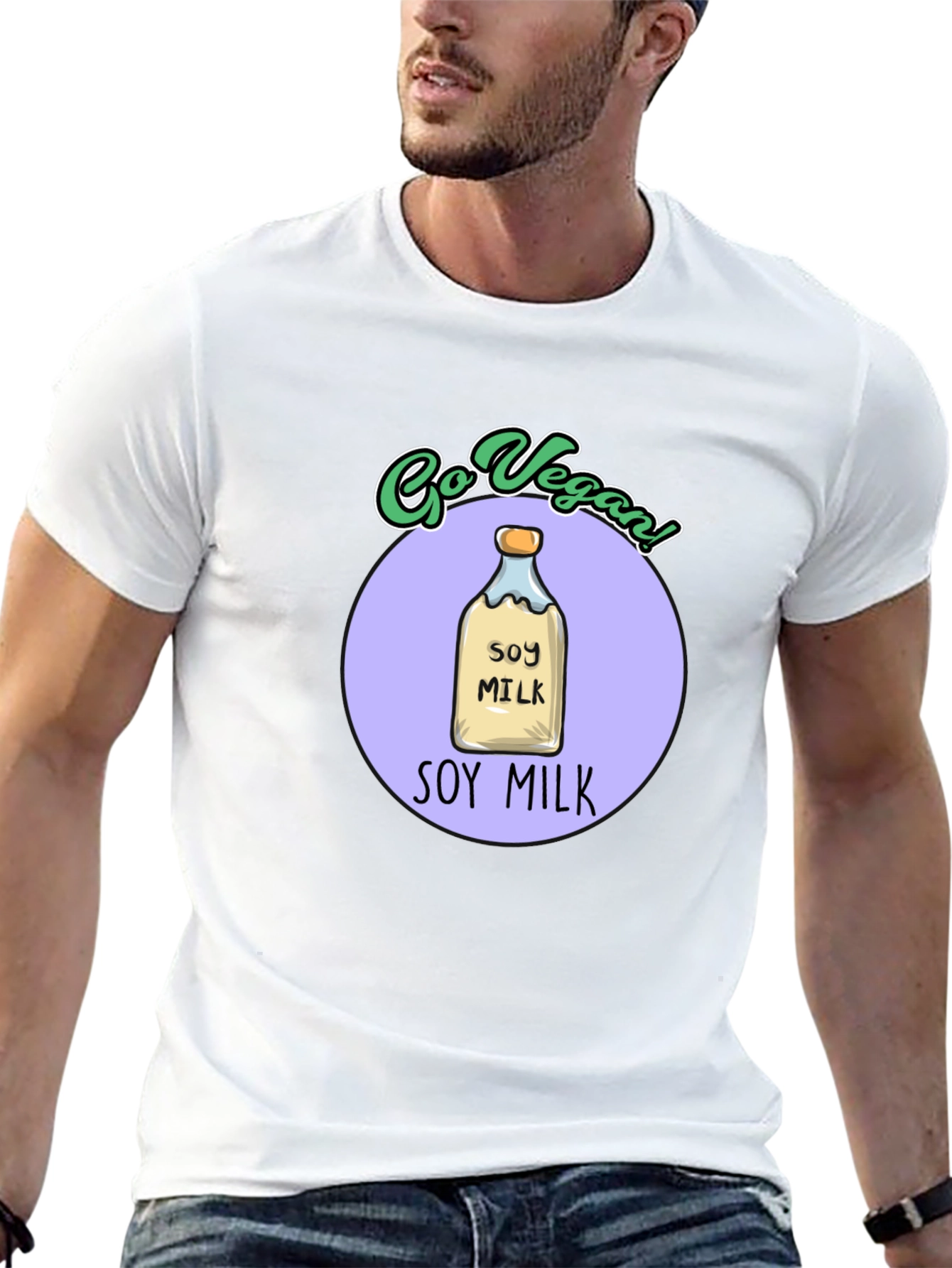 Go Vegan Soy Milk T-Shirt