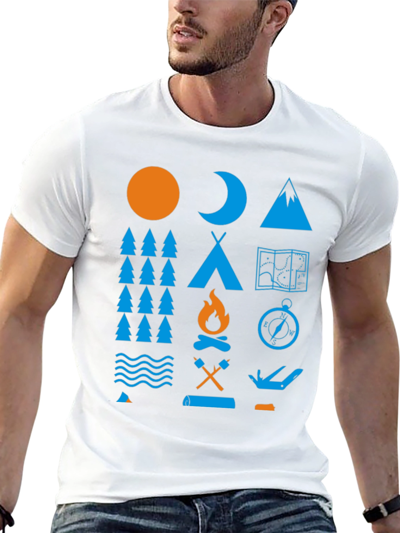 Camping Adventure Graphic T-Shirt