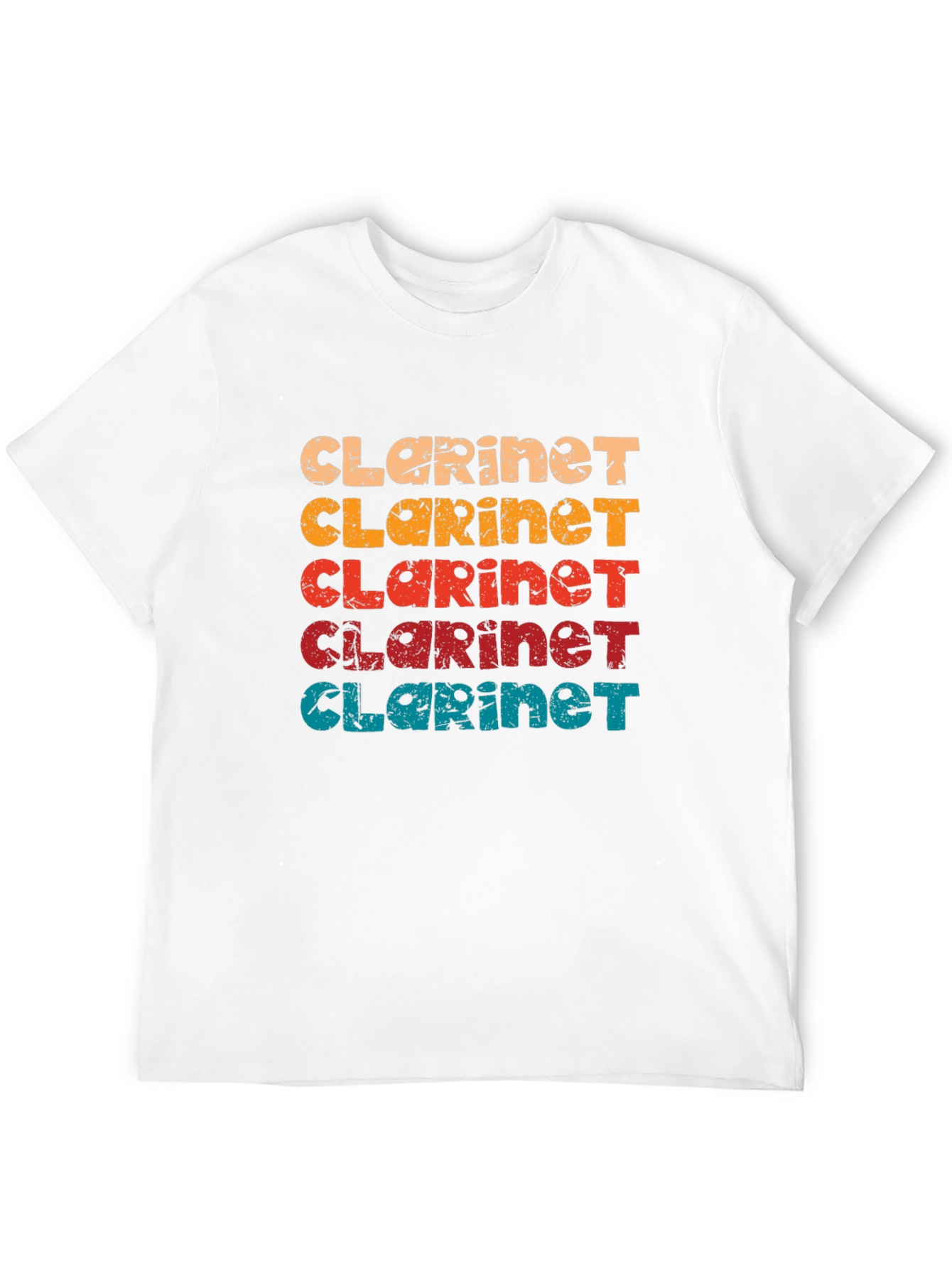 Retro Clarinet T-Shirt - Musical Instrument Tee