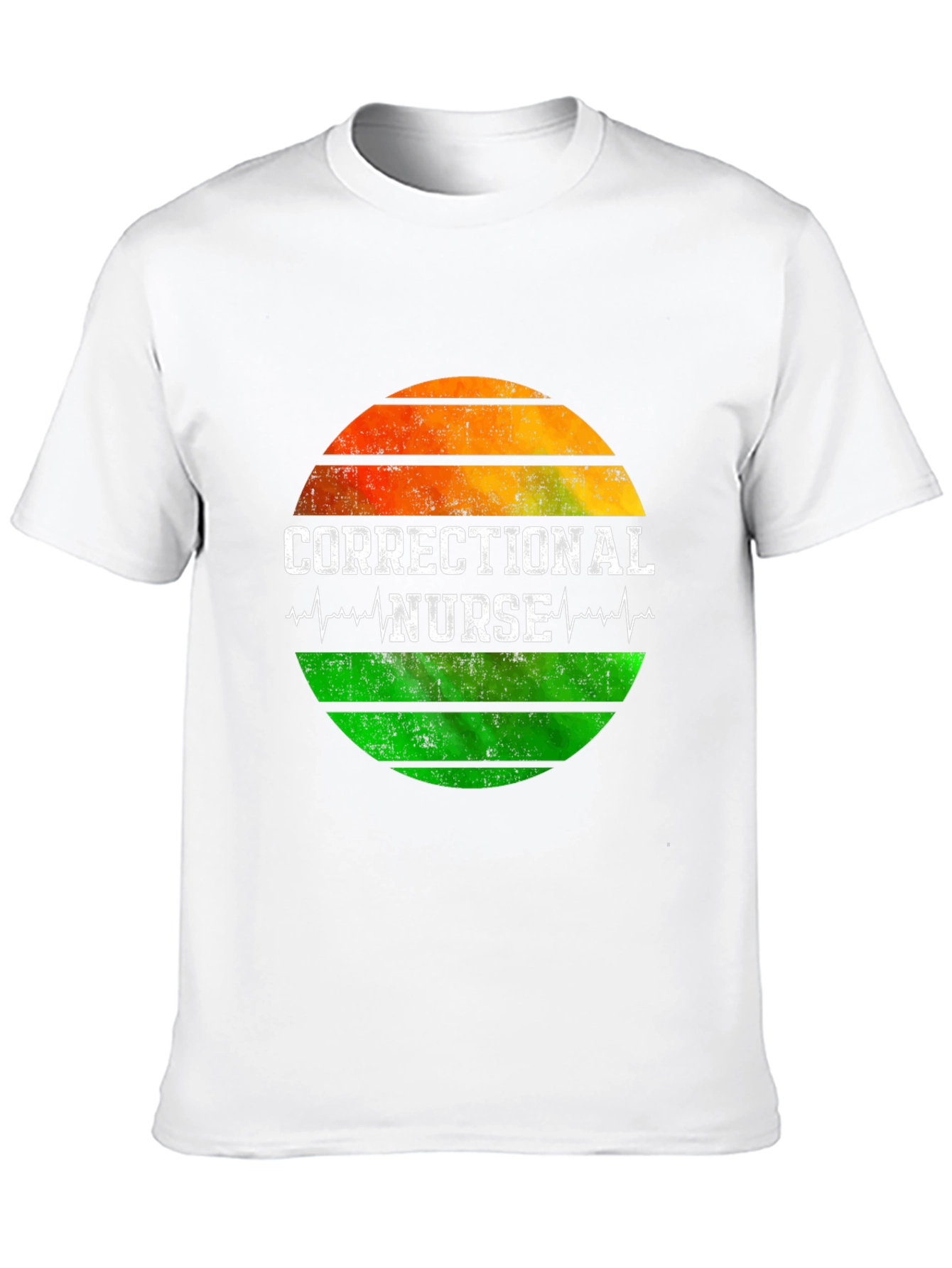 Correctional Nurse Sunset Graphic Tee