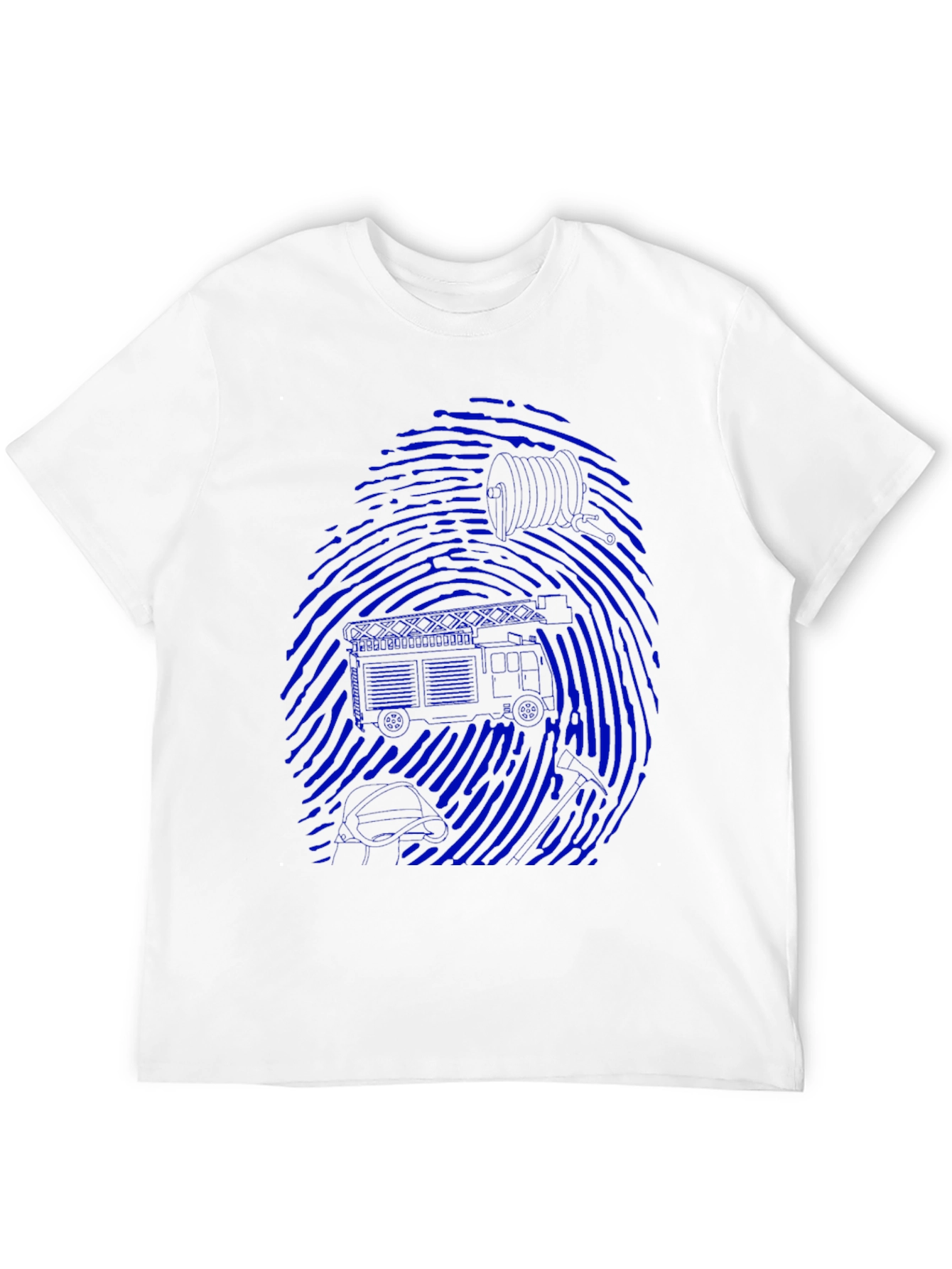 Tech Fingerprint T-Shirt - Black