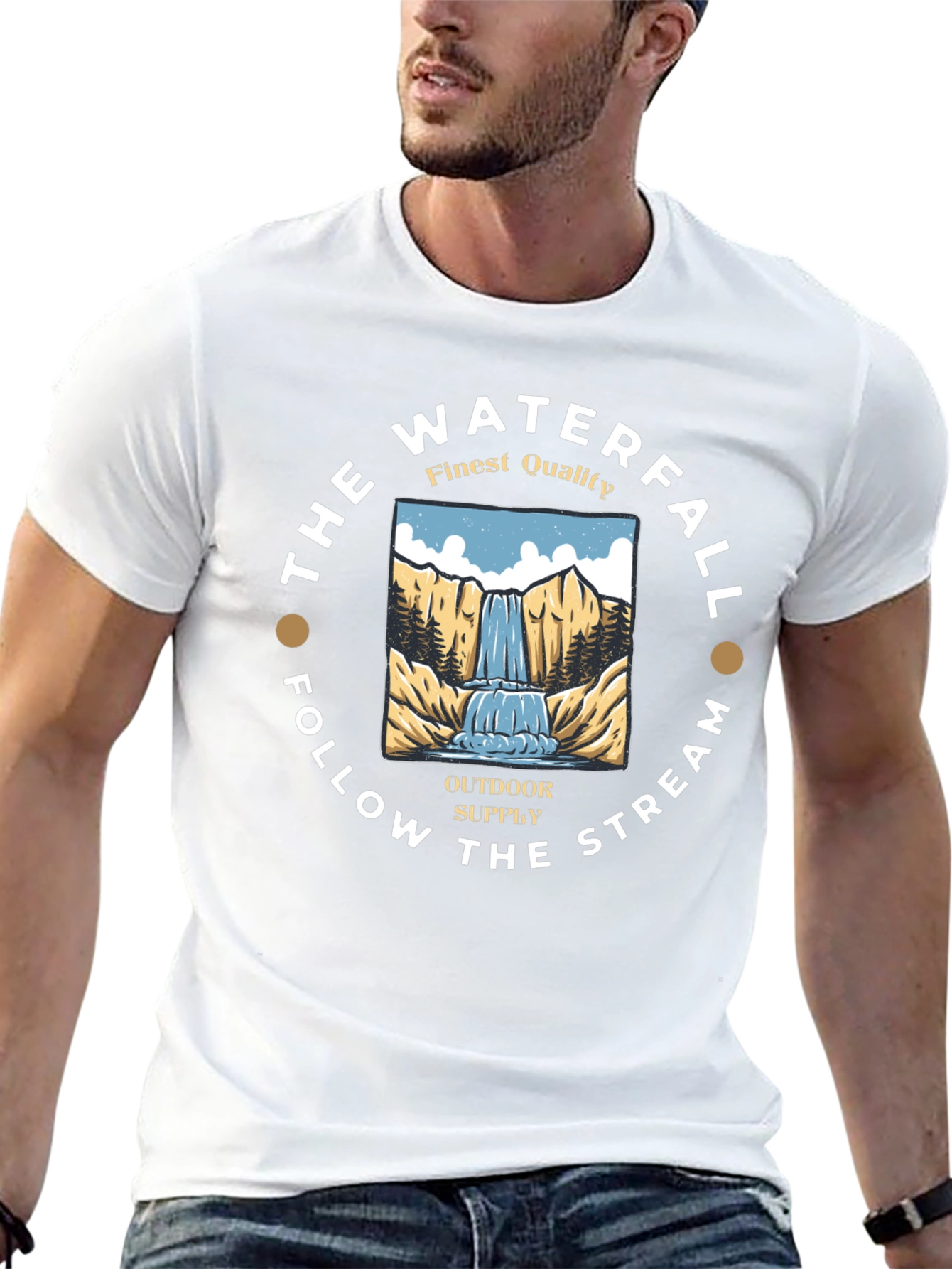 Waterfall Outdoor Supply Graphic Tee