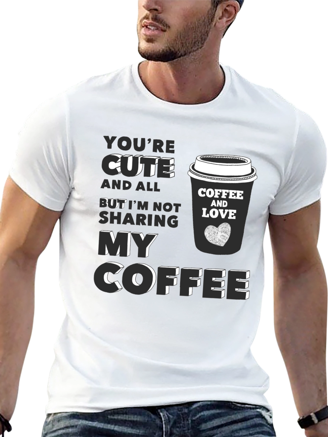 Cute Coffee Lovers Tee - My Coffee