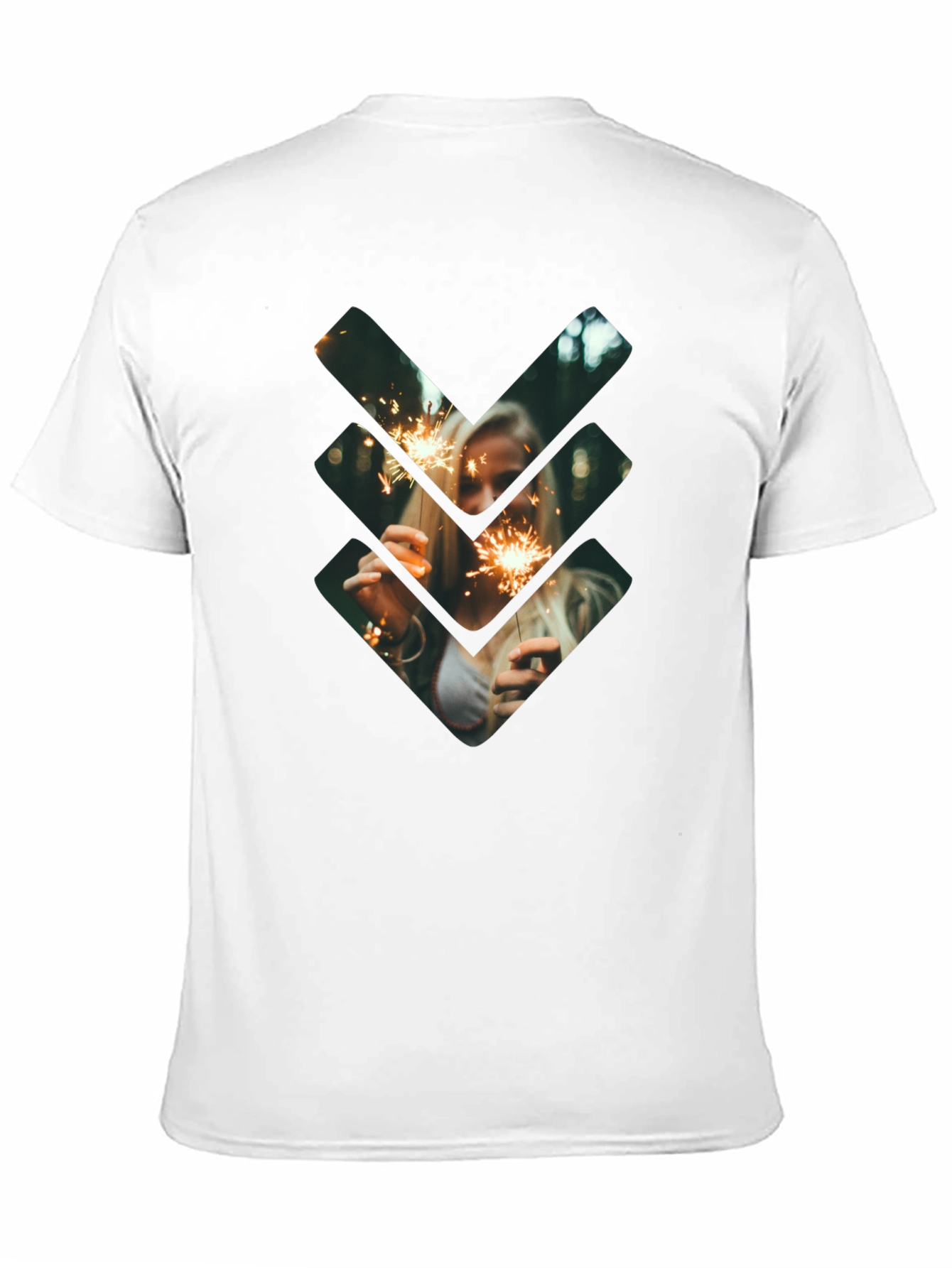 Sparkler Graphic Tee - Stylish Black Cotton Shirt