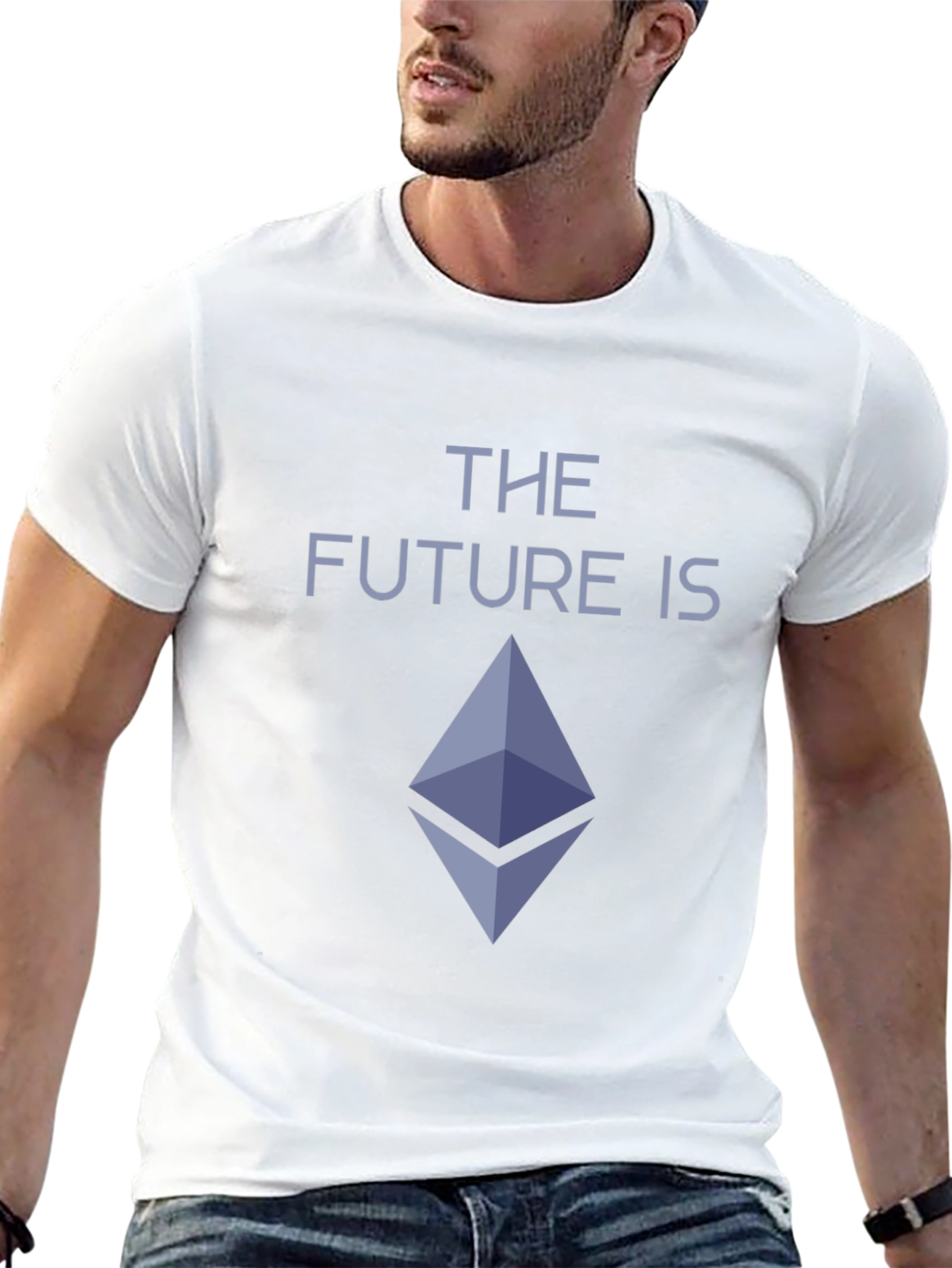 The Future is Ethereum Crypto Black T-Shirt