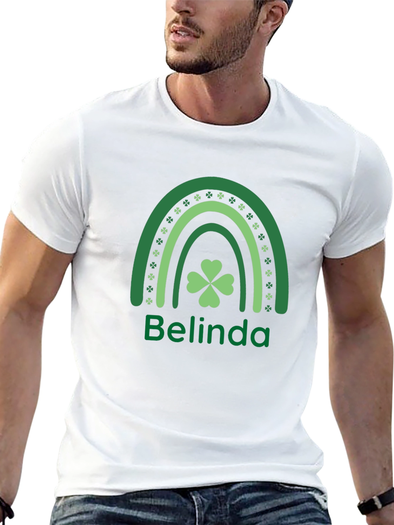 Belinda Shamrock Rainbow T-Shirt